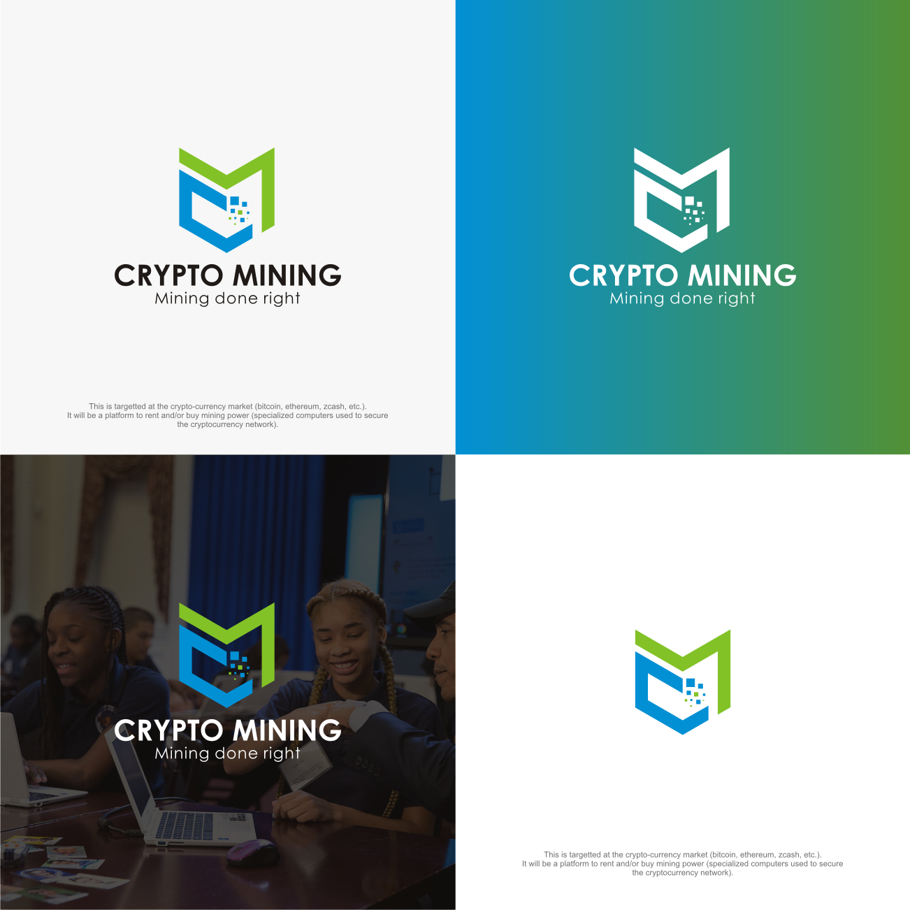 crypto mining by Muhammadfatoni330 crypto mining in Logo & Social Media Pack Inspiration by Muhammadfatoni330