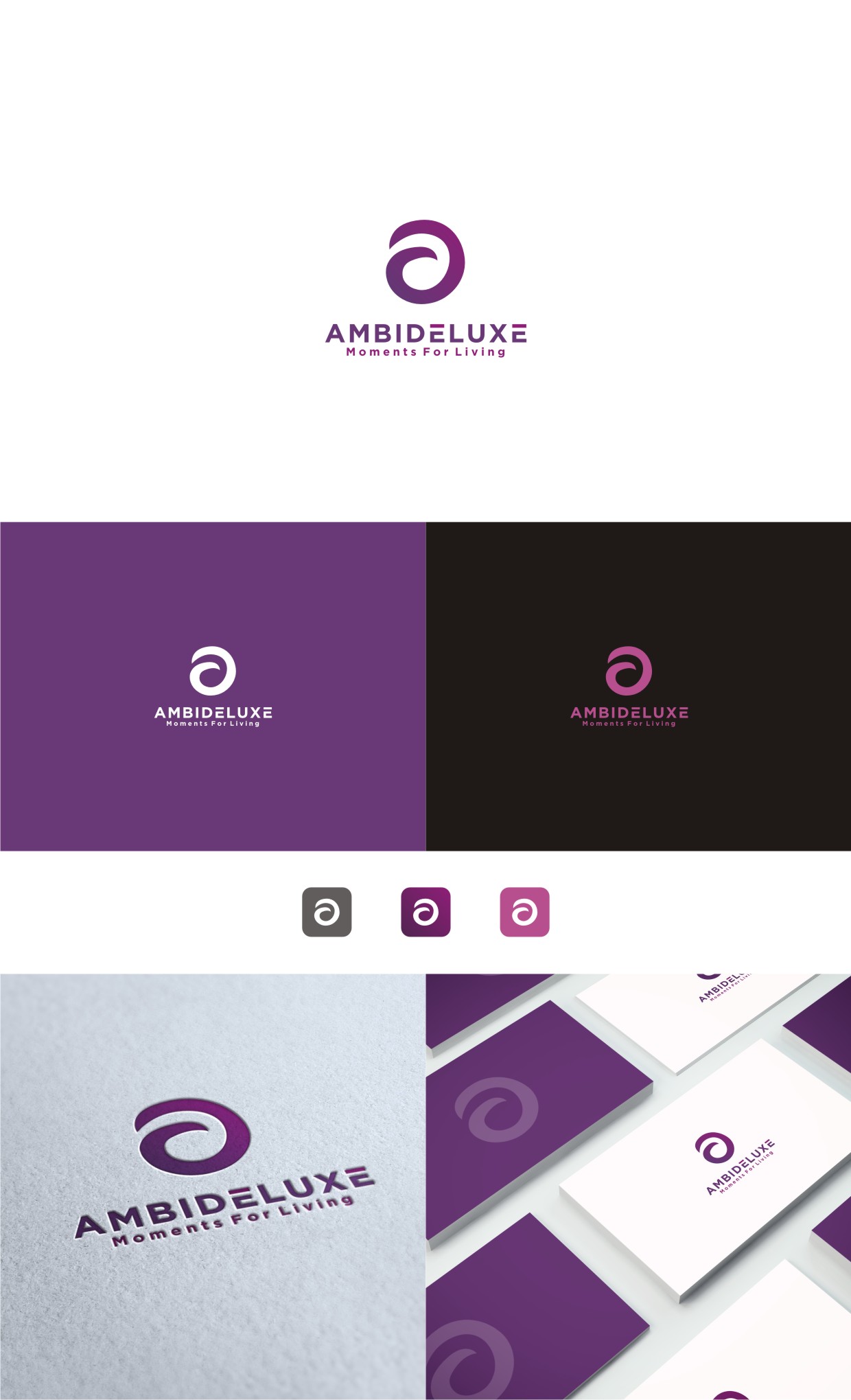 LOGO AMBIDELUXE by Mashel LOGO AMBIDELUXE in Logo Design Inspiration by Mashel