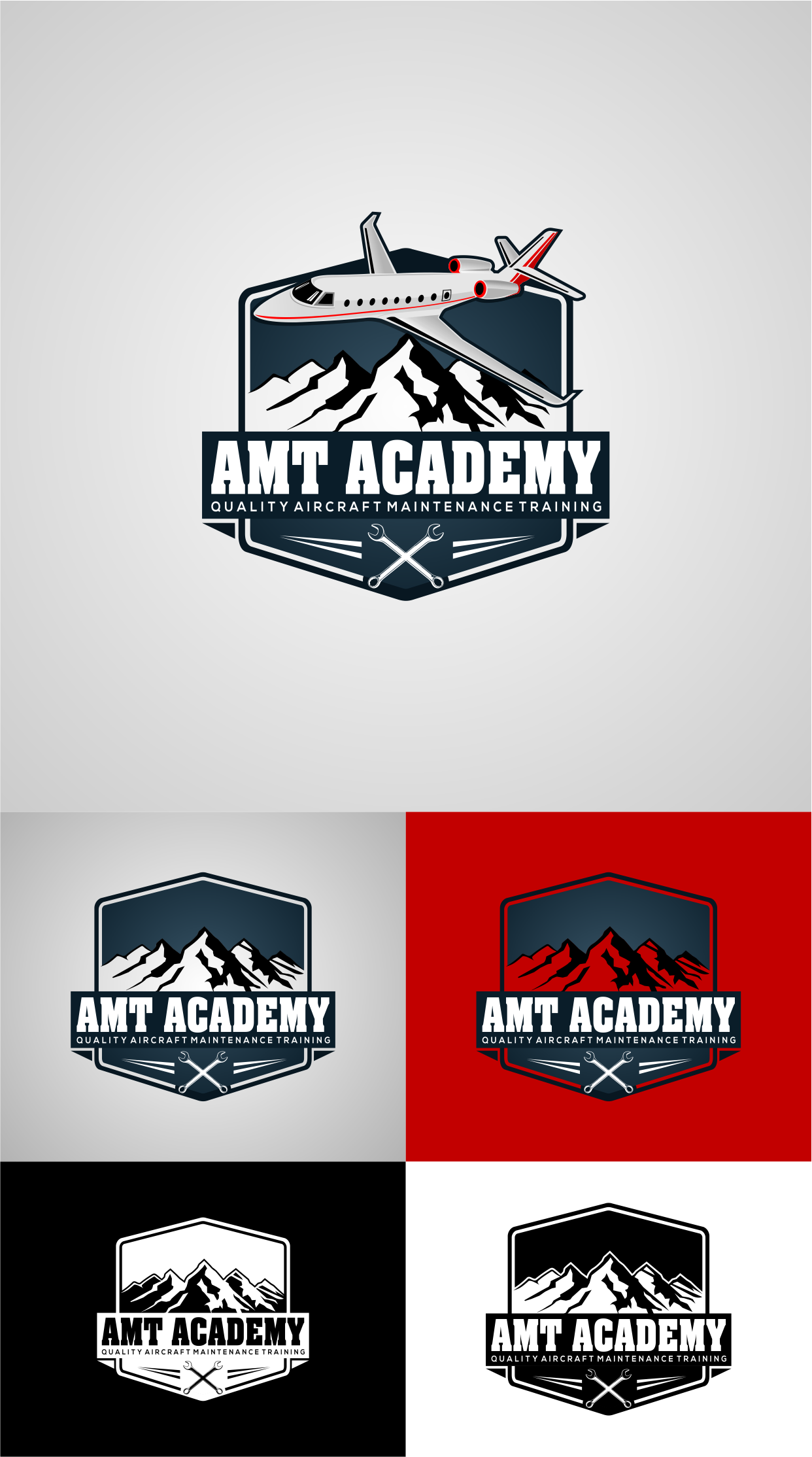 AMT Academy - Logo Design BY -cahaya- 44494 - Designhill