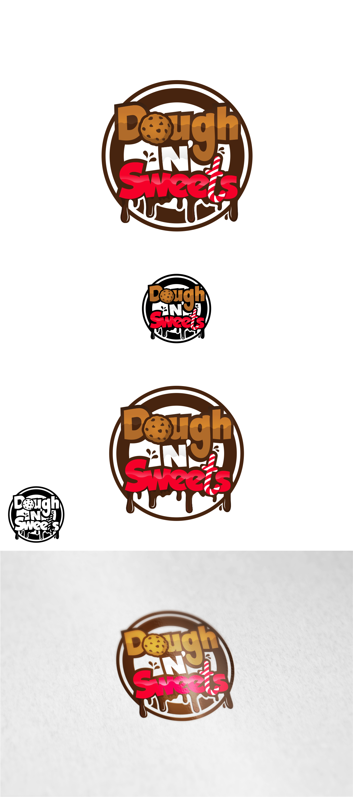 Dough N sweet by -cahaya- Dough N sweet in Logo Design Inspiration by -cahaya-