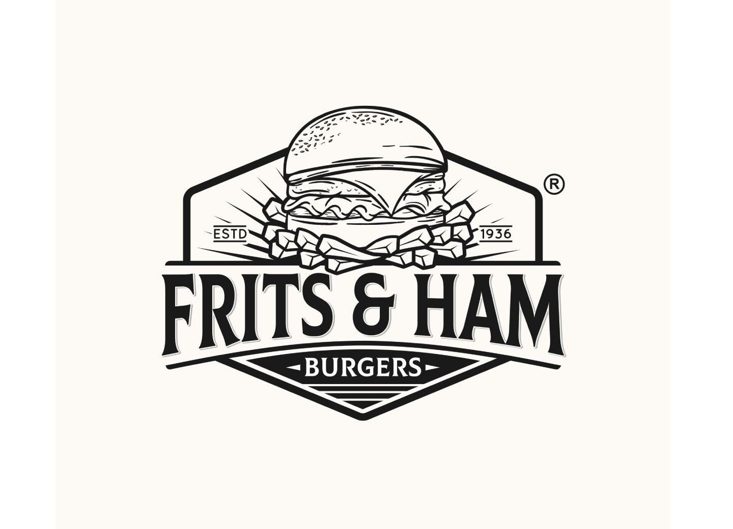 Frits and ham by Jahid Hassan Frits and ham in Logo & Brand Identity Inspiration by Jahid Hassan