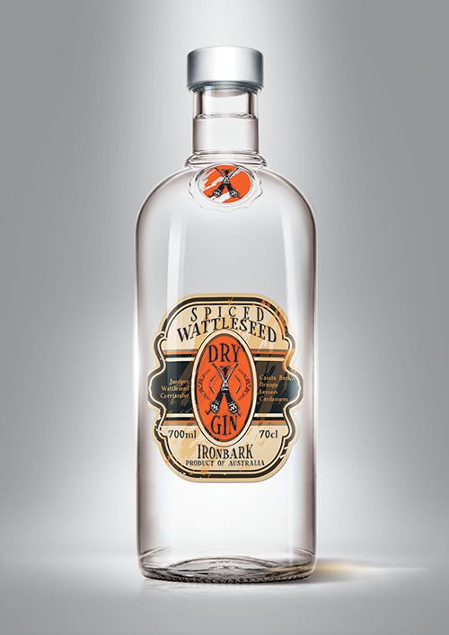 dry gin label design by Annabela dry gin label design in Label Design Inspiration by Annabela