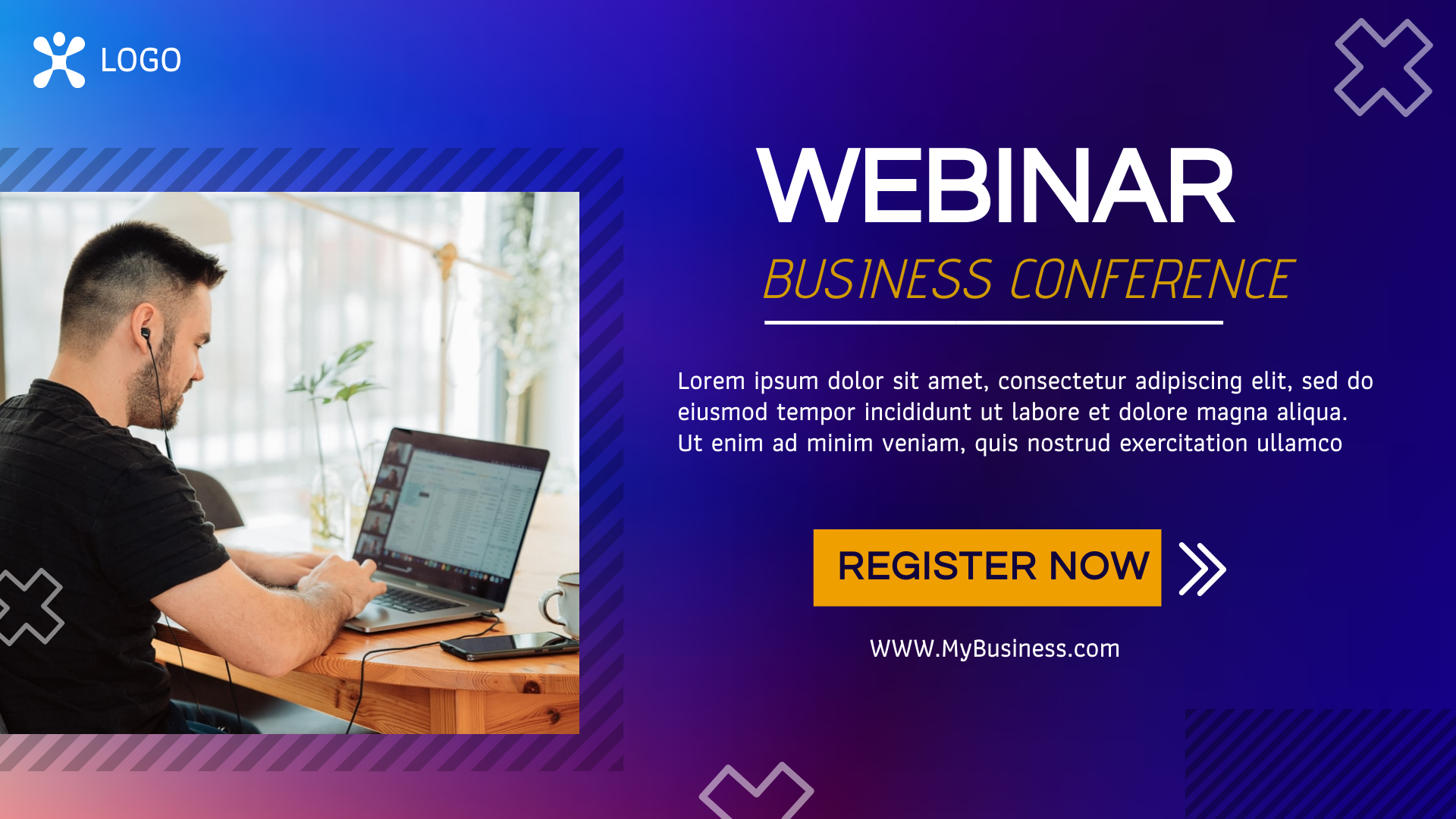 Facebook webinar event cover design in Facebook Event Cover Inspiration by Shweta Gupta