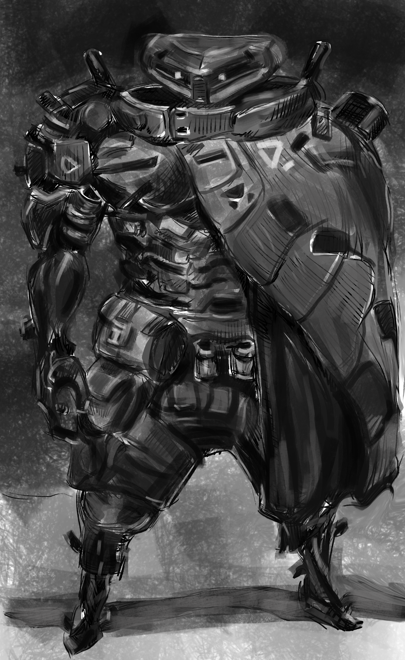 sahdow man in Illustration and Graphics Inspiration by Armin.abz14