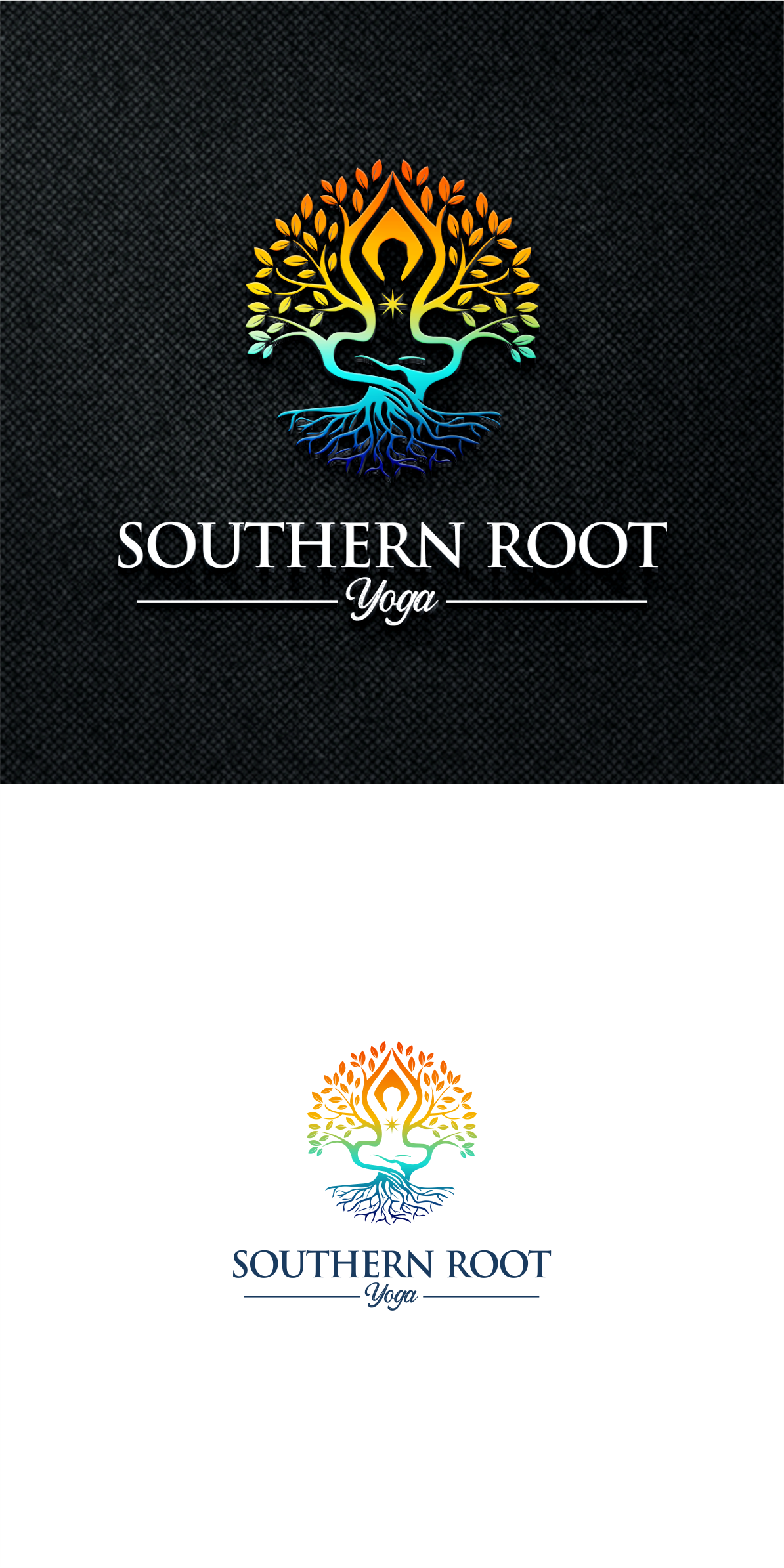 southern root yoga by Graphicsuite southern root yoga in Logo Design Inspiration by Graphicsuite