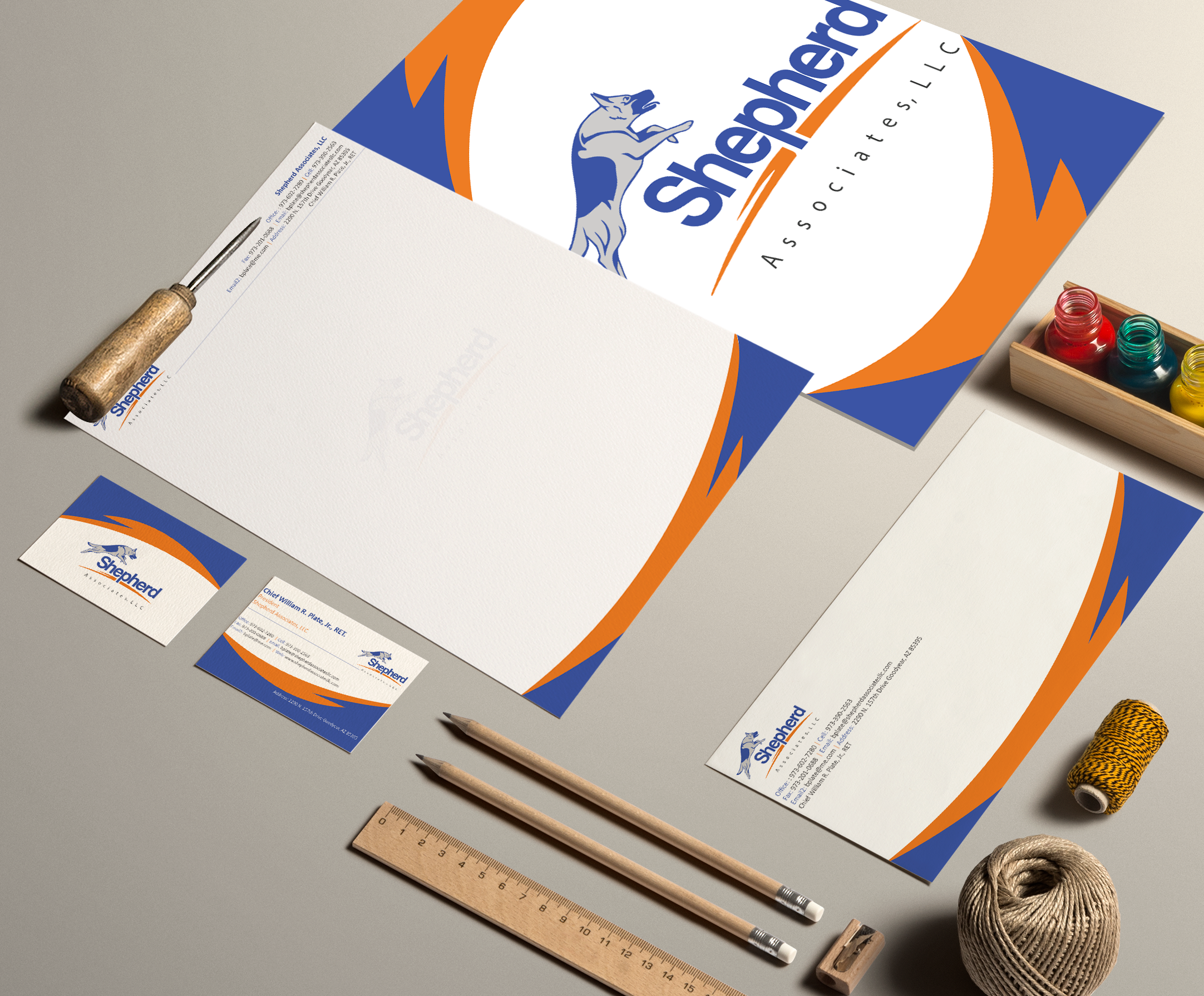 stationary design in Stationery Design Inspiration by Shamim