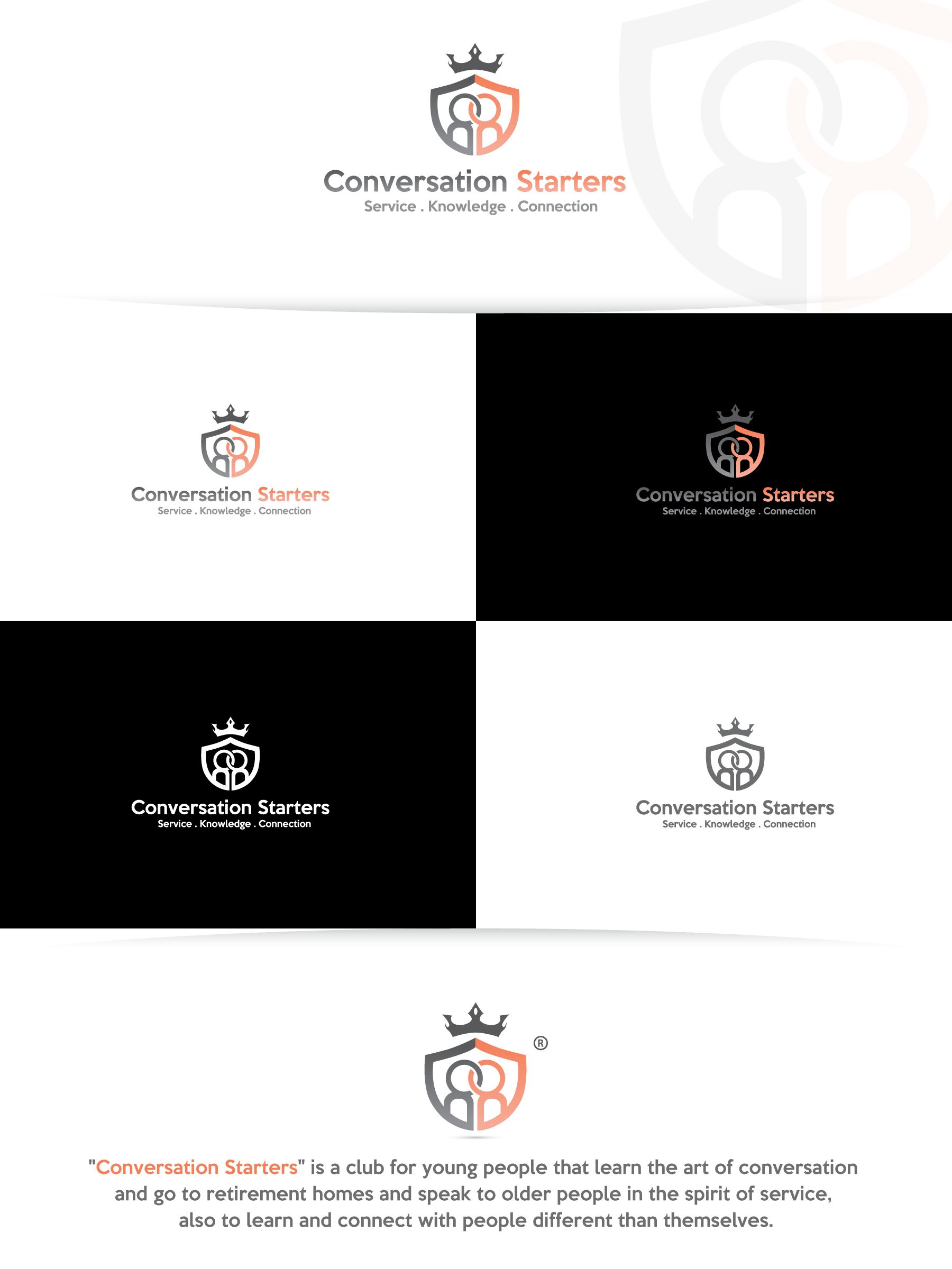 Conversation Starter in Logo Design Inspiration by Hyperx