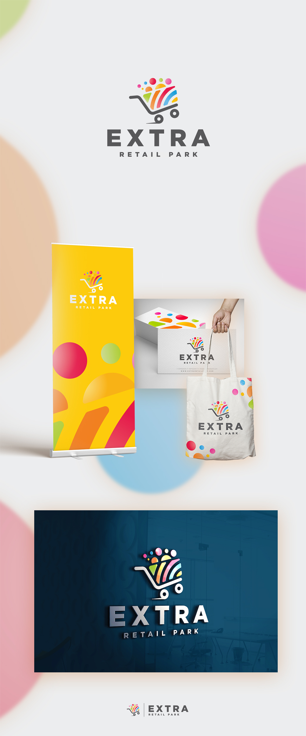 EXTRA | retail park - logo design by Mario EXTRA | retail park - logo design in Logo Design Inspiration by Mario