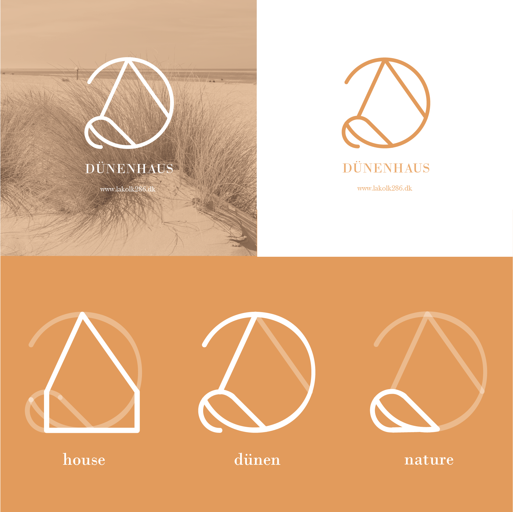 Dünenhaus by Desagne Dünenhaus in Logo Design Inspiration by Desagne
