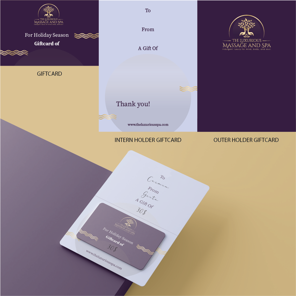 The Luxurious Massage and Spa by Desagne The Luxurious Massage and Spa in Postcard design Inspiration by Desagne