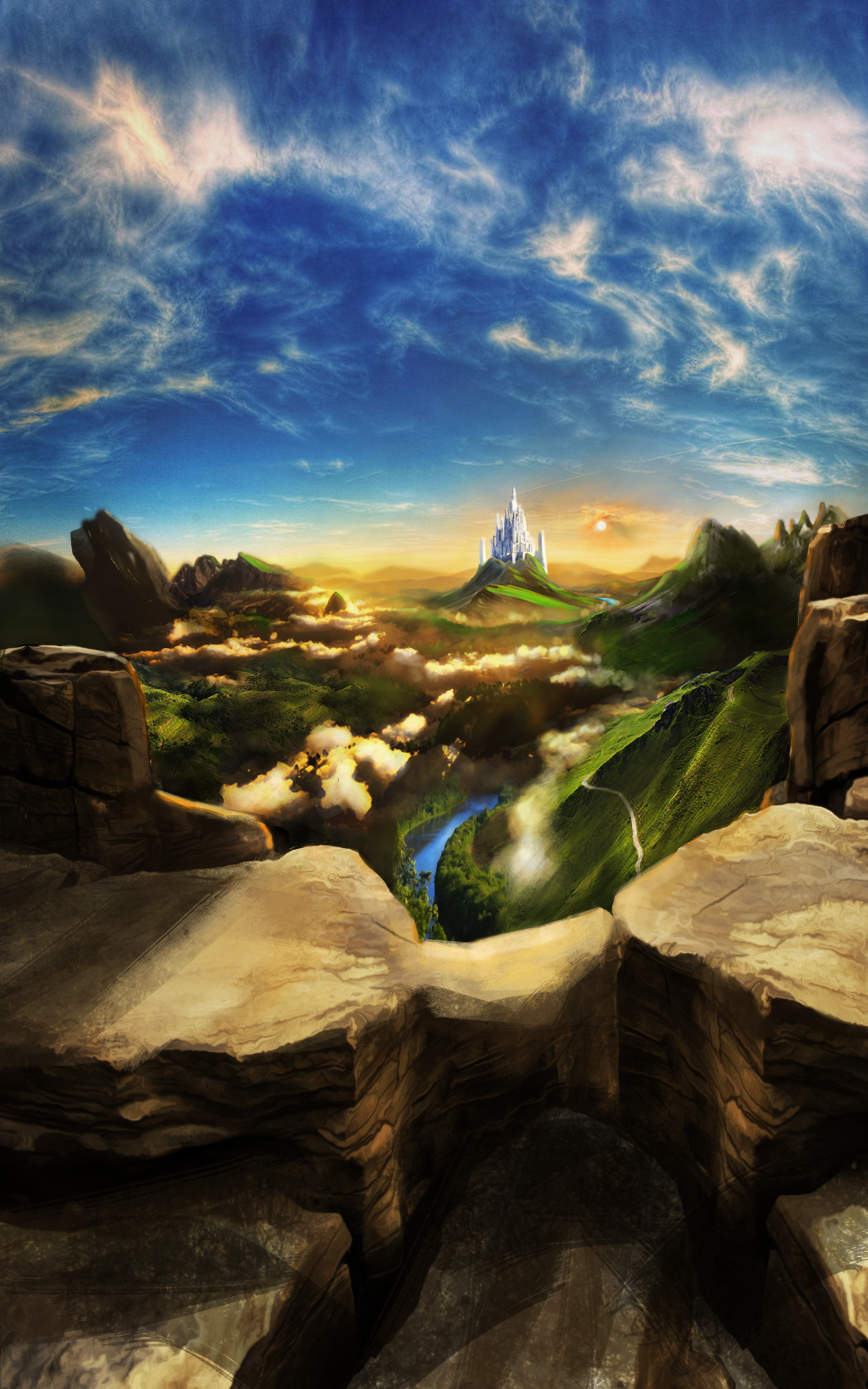 Fantasy kingdom by Nenad Maksimovic Fantasy kingdom in Illustration and Graphics Inspiration by Nenad Maksimovic
