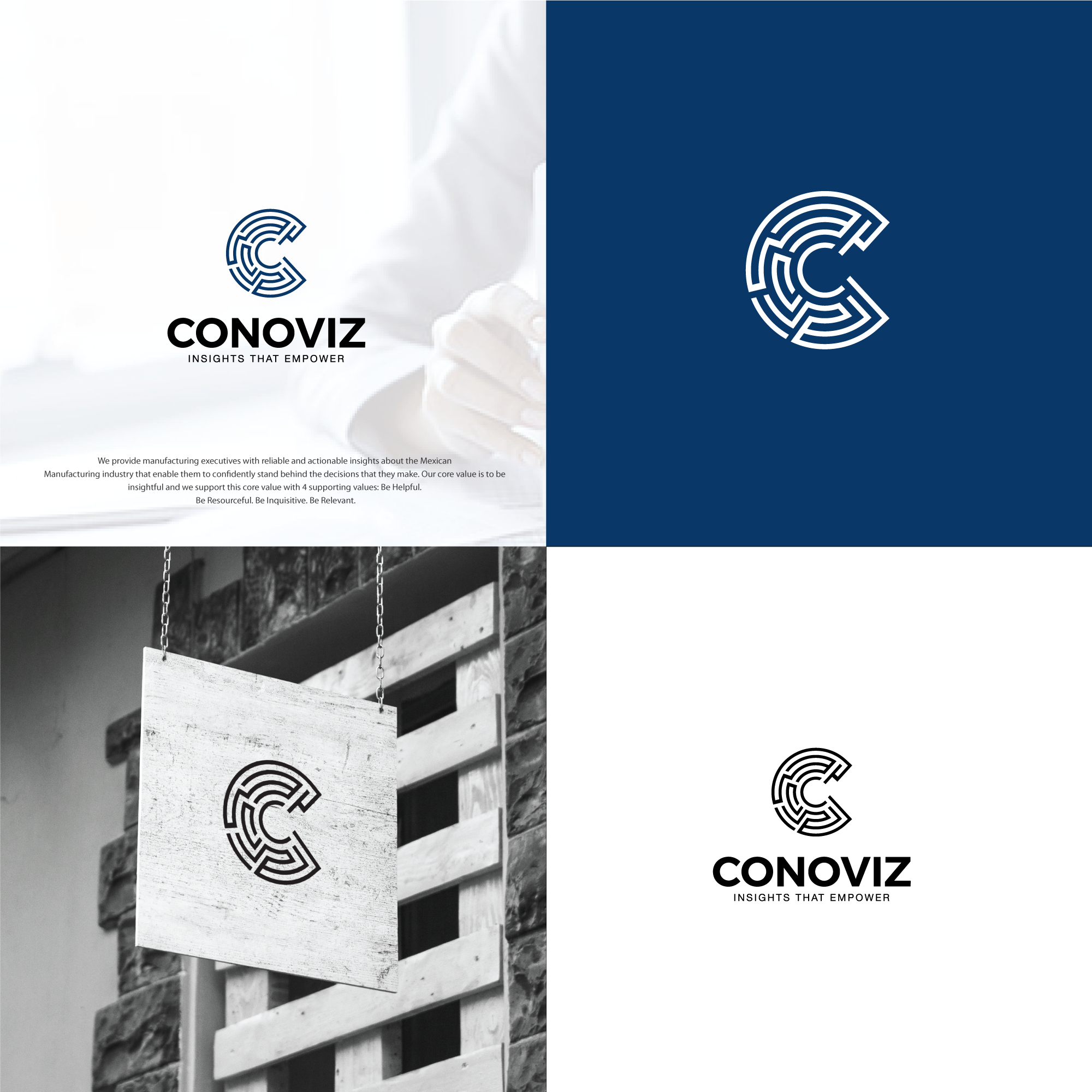 Logo Design for Conoviz. by Uxboss Logo Design for Conoviz. in Logo & Brand Identity Inspiration by Uxboss