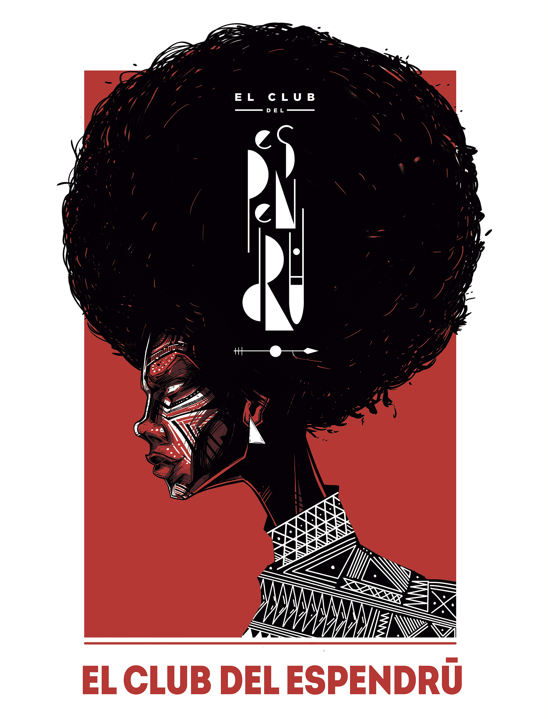 El club del Espendrú in Apparel and Merchandise Illustration Inspiration by Fernan