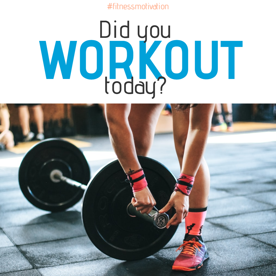 Fitness Motivation Post in Instagram Post Design Inspiration by Catalina Magnetti