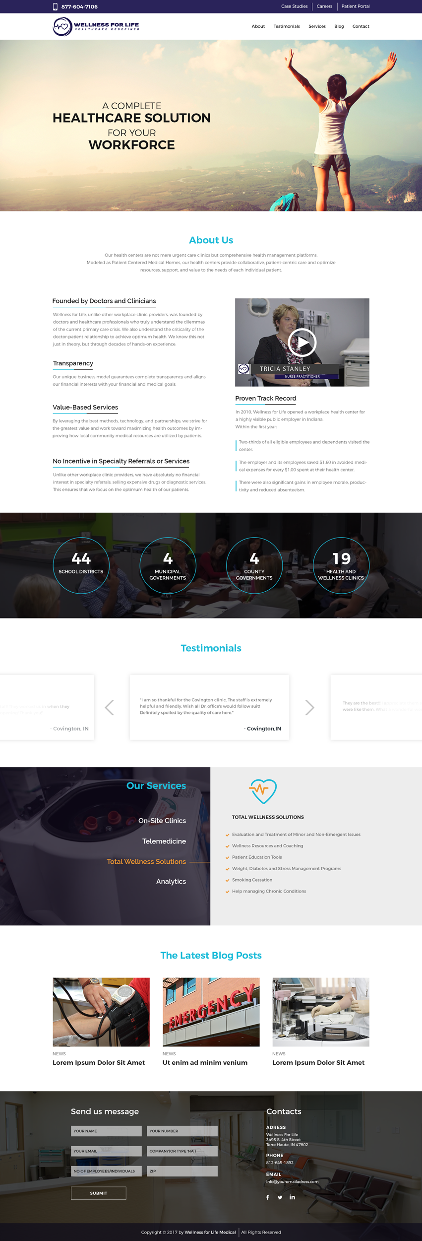 Wellness for Life Medical by Sam_sepi0l Wellness for Life Medical in Website Design Inspiration by Sam_sepi0l
