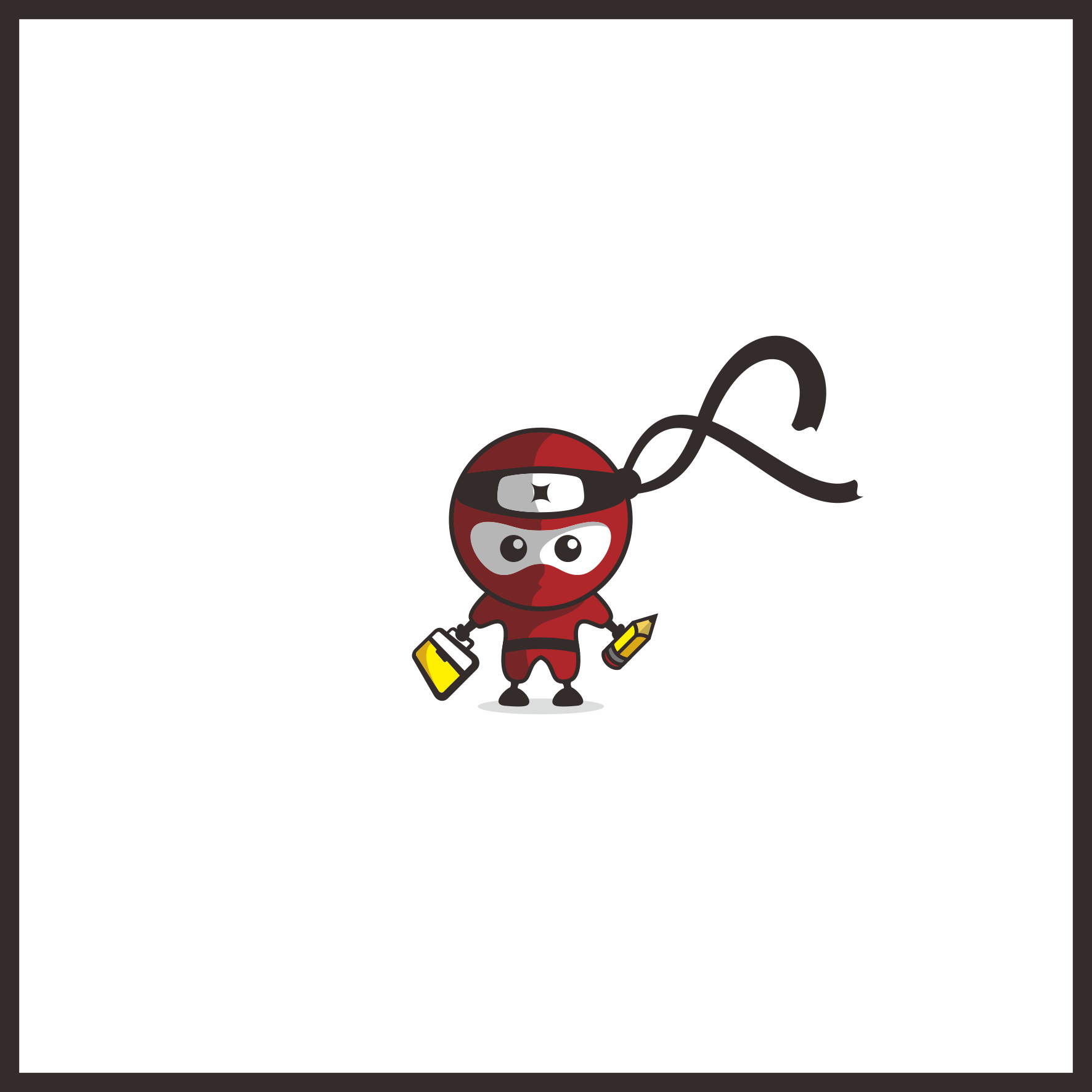 ninja business by Kamaliasari5 ninja business in Logo Design Inspiration by Kamaliasari5