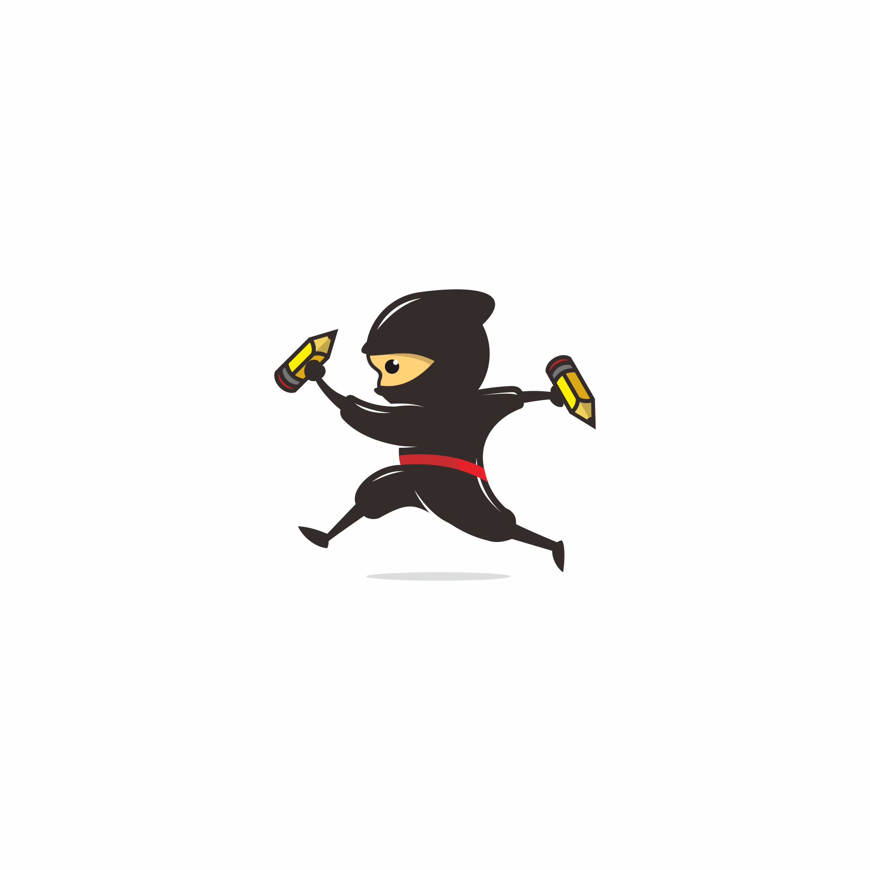 ninja art by Kamaliasari5 ninja art in Logo Design Inspiration by Kamaliasari5