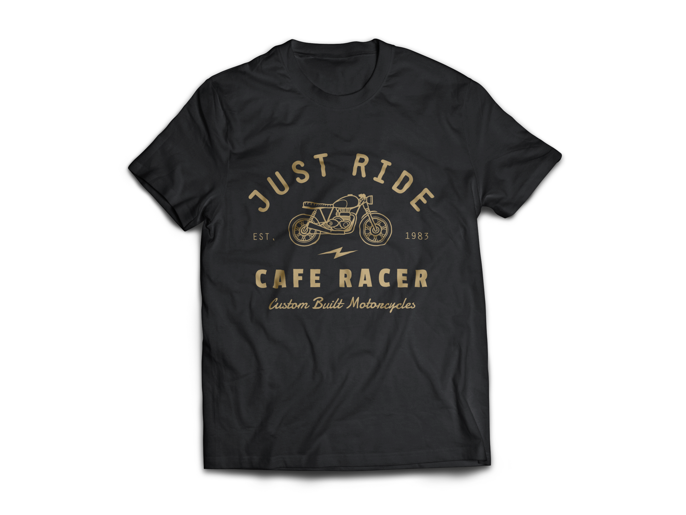 big motorbike design logo in T-Shirt Design Inspiration by Redlab