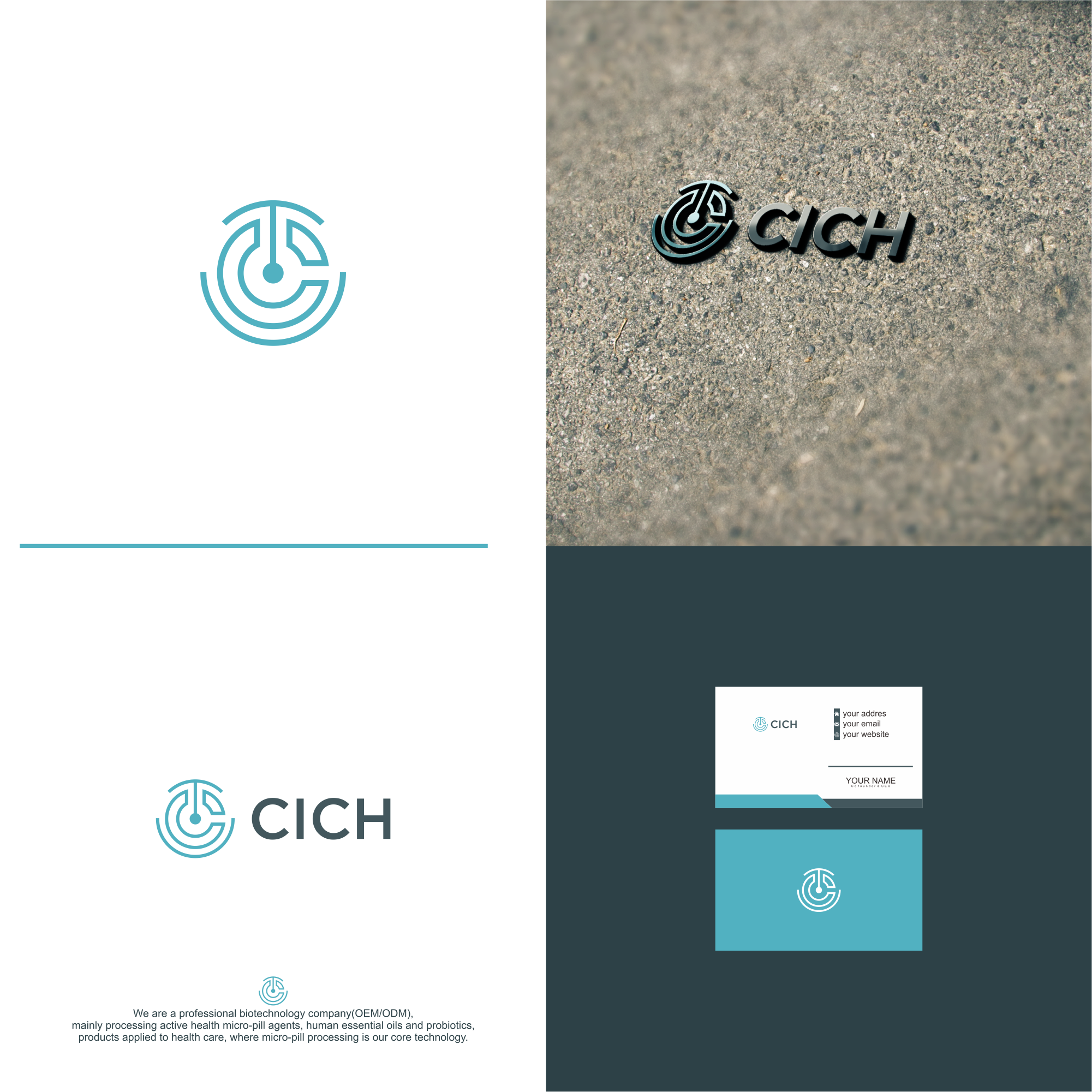 logo design C CICH by Redlab logo design C CICH in Logo Design Inspiration by Redlab
