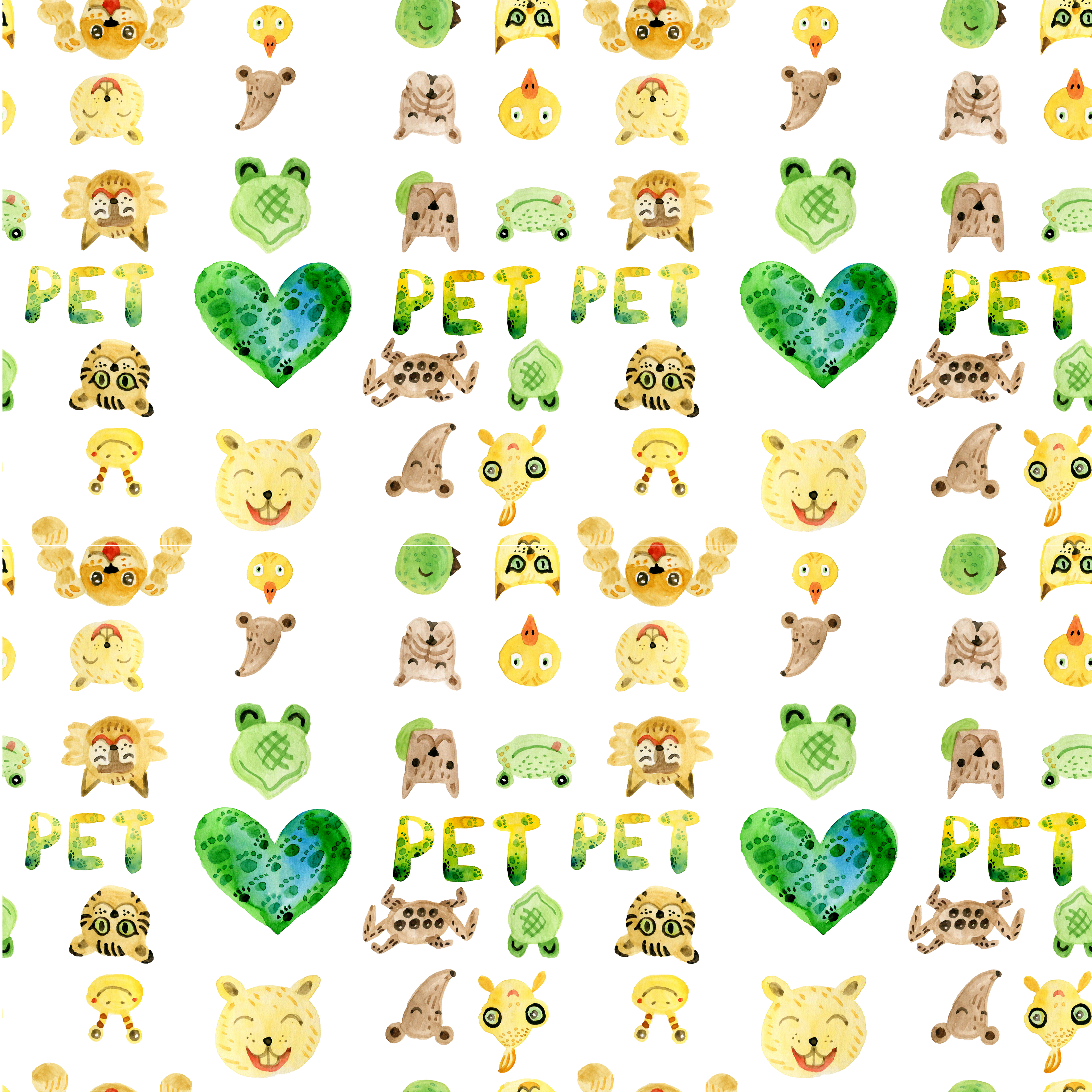 Pets pattern in Pattern & Surface Design Inspiration by Elena Krotova