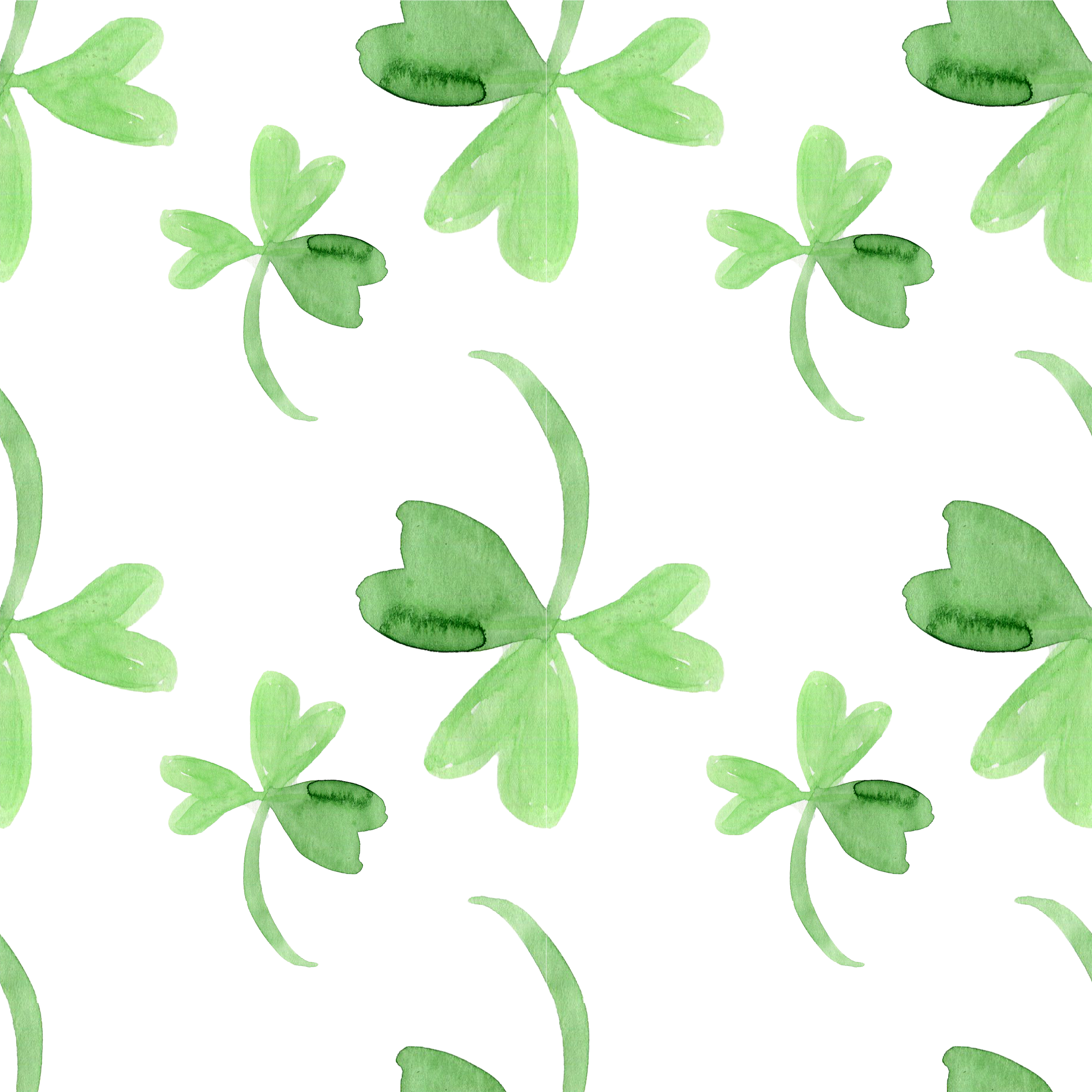 green clover pattern by Elena Krotova green clover pattern in Pattern & Surface Design Inspiration by Elena Krotova