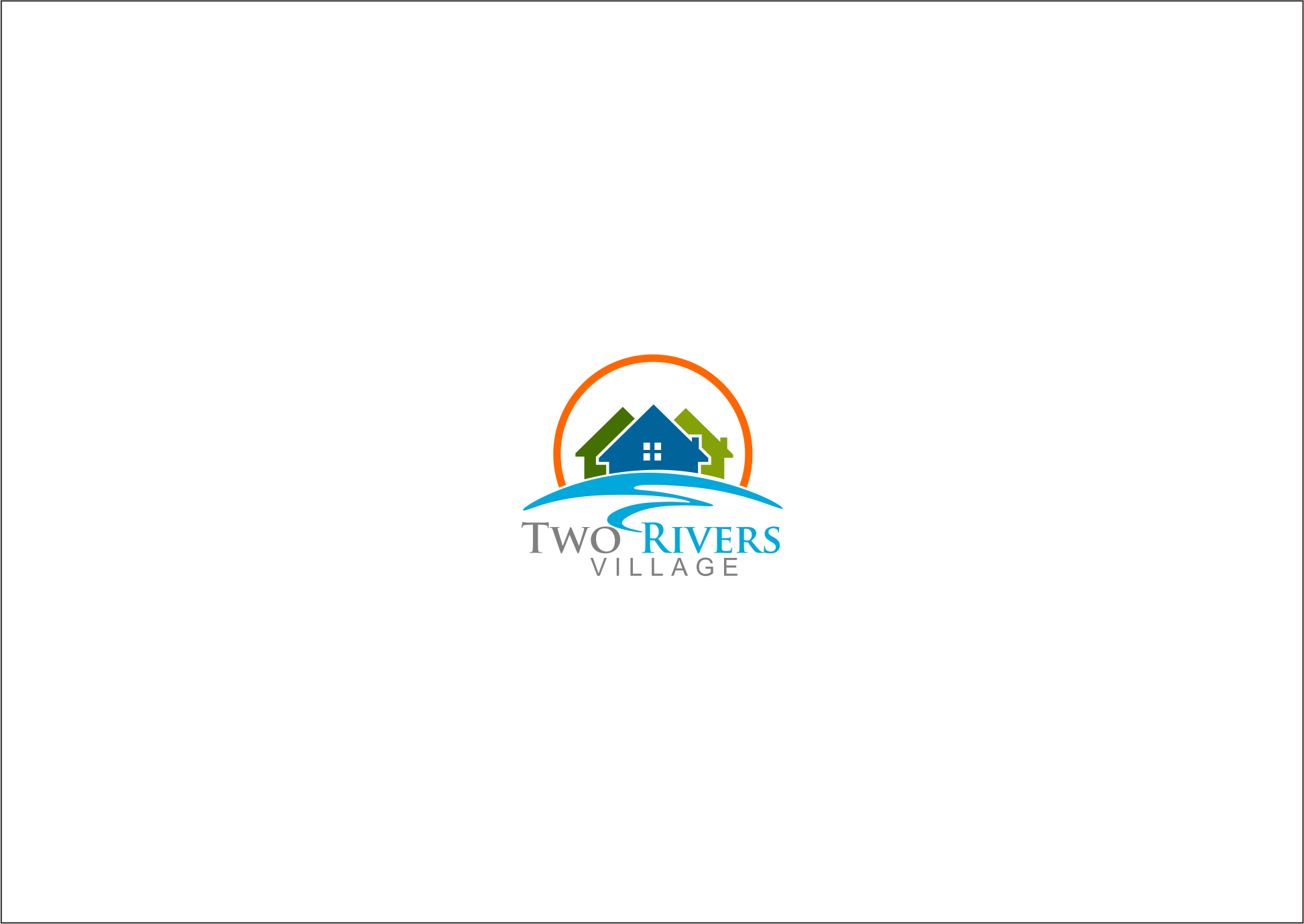 Real Estate Mortage Two Rivers Logo And Brands Identity By Idhea Dzgn ...