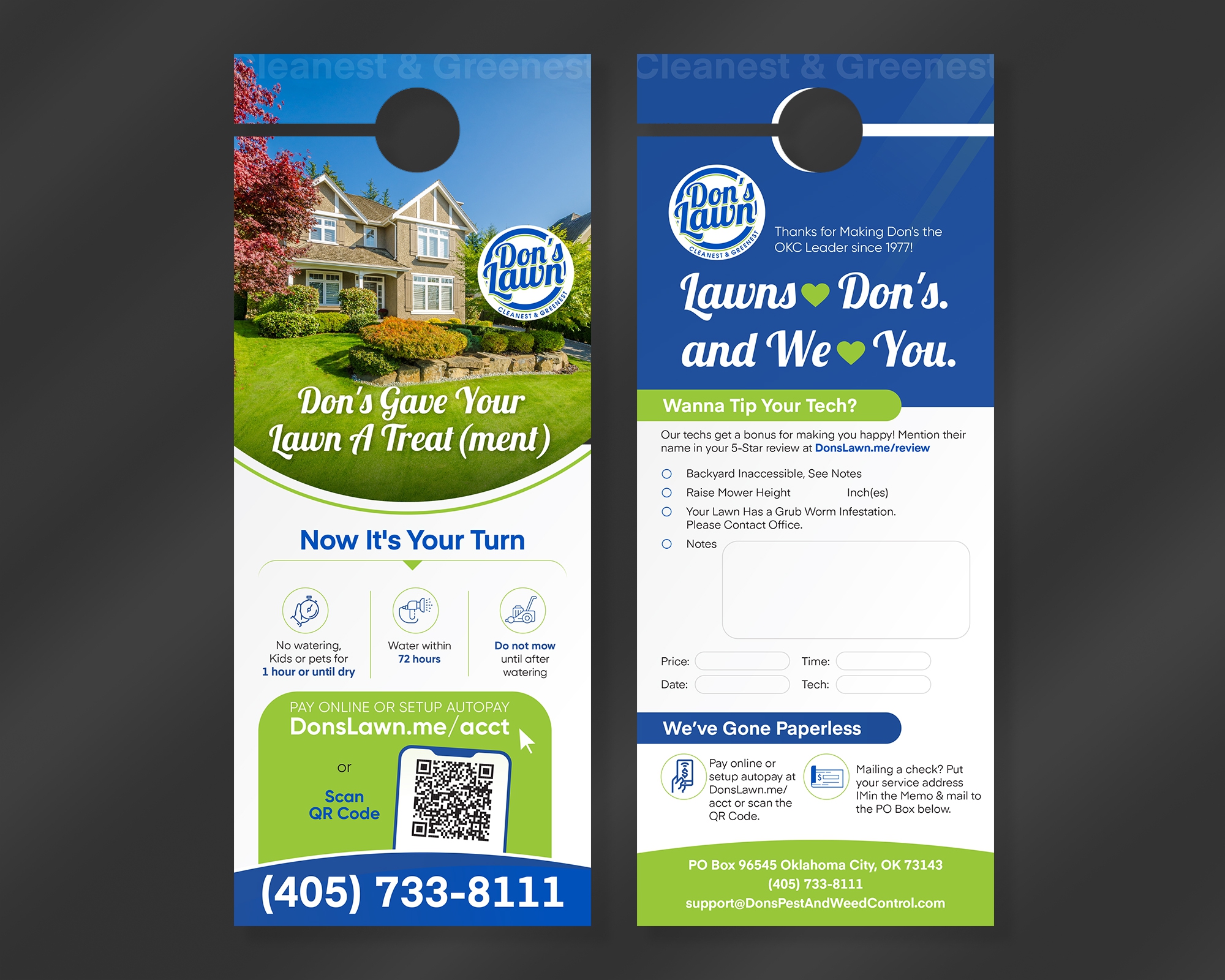Don's Lawn Flyer by Hylios Don's Lawn Flyer in Print flyer design Inspiration by Hylios