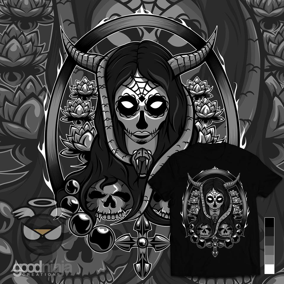 Lilith by Azdukil-fx Lilith in T-Shirt Design Inspiration by Azdukil-fx