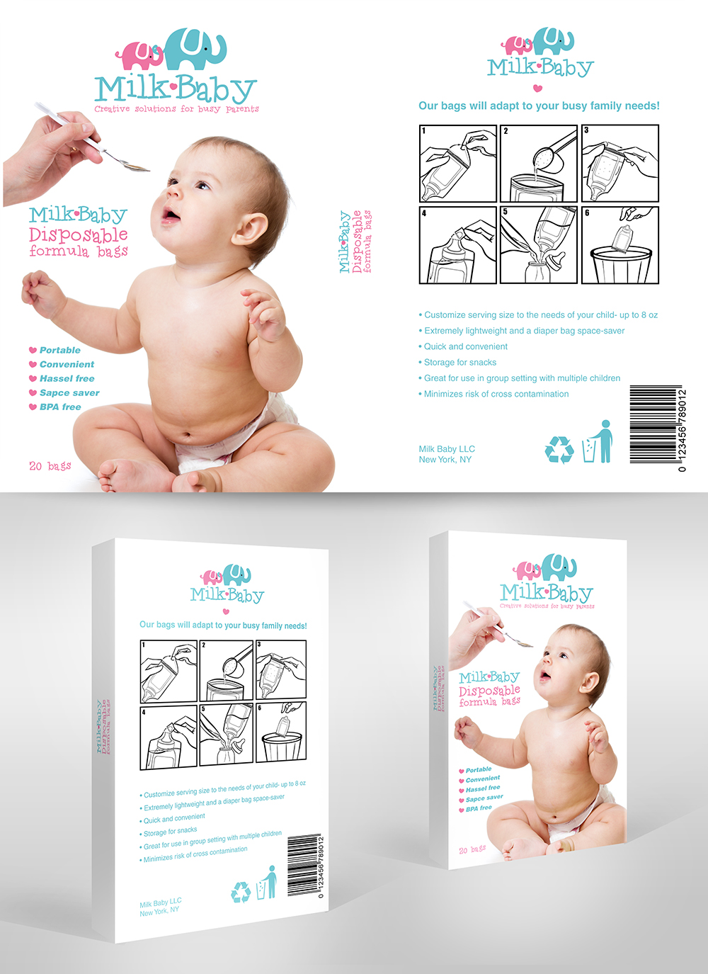 Baby food by Petrean Claudiu Baby food in Packaging Design Inspiration by Petrean Claudiu