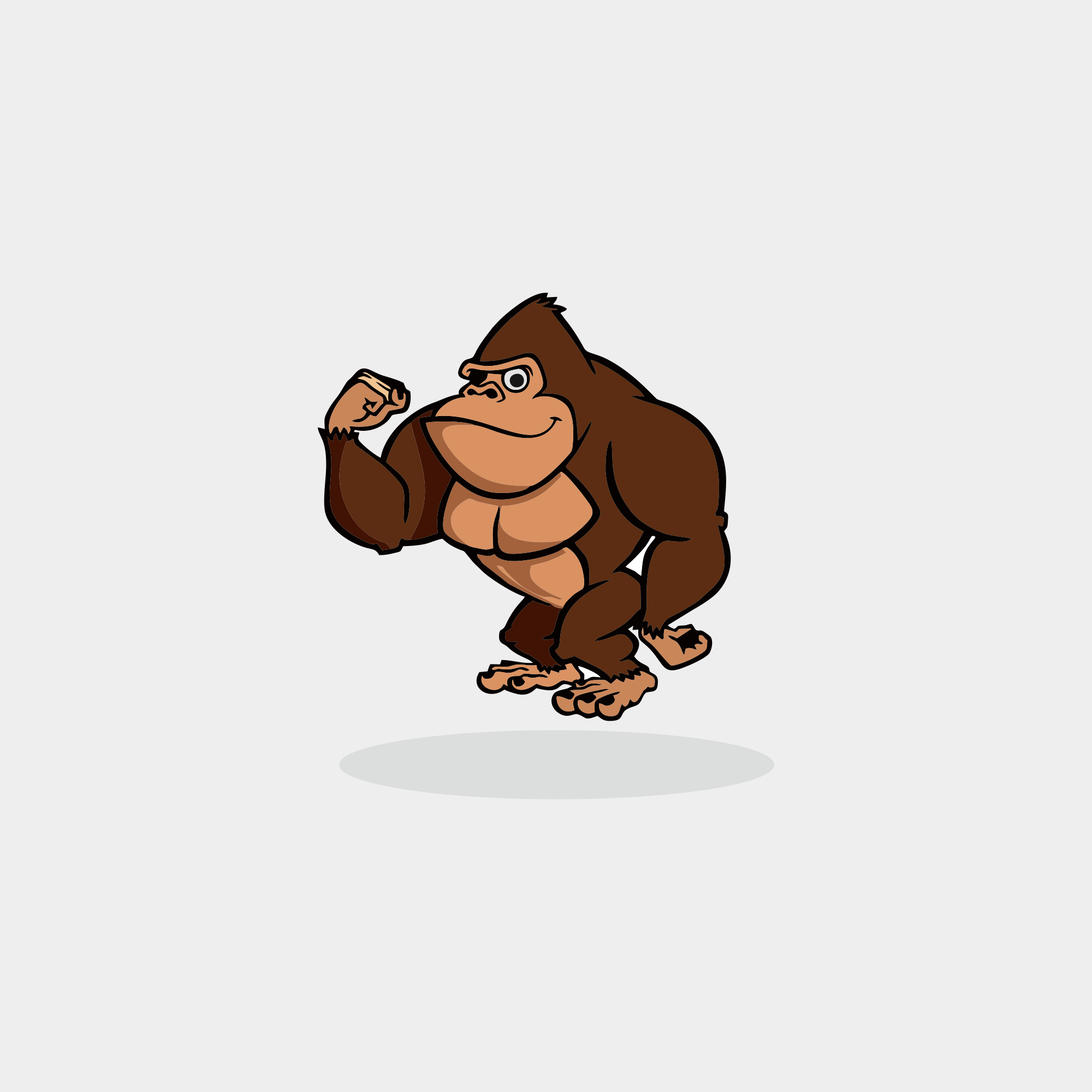 monky logo by Hollow. monky logo in Logo & Social Media Pack Inspiration by Hollow.