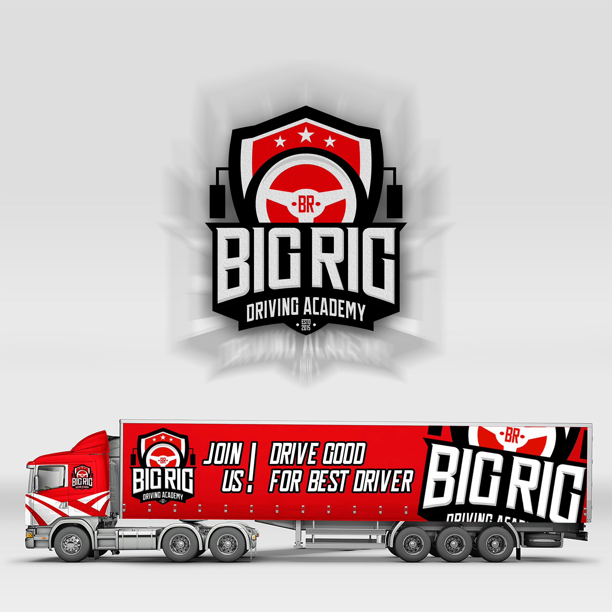Big Rig - Logo Design by Apricode Big Rig - Logo Design in Logo & Brand Identity Inspiration by Apricode
