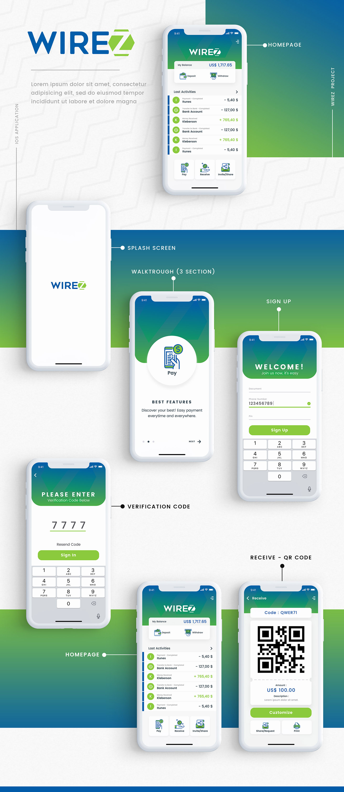 Wirez - App Design by Apricode Wirez - App Design in Mobile Apps Design Inspiration by Apricode