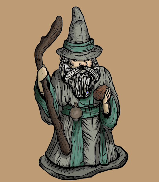 The wizard in Illustration and Graphics Inspiration by Sandra98