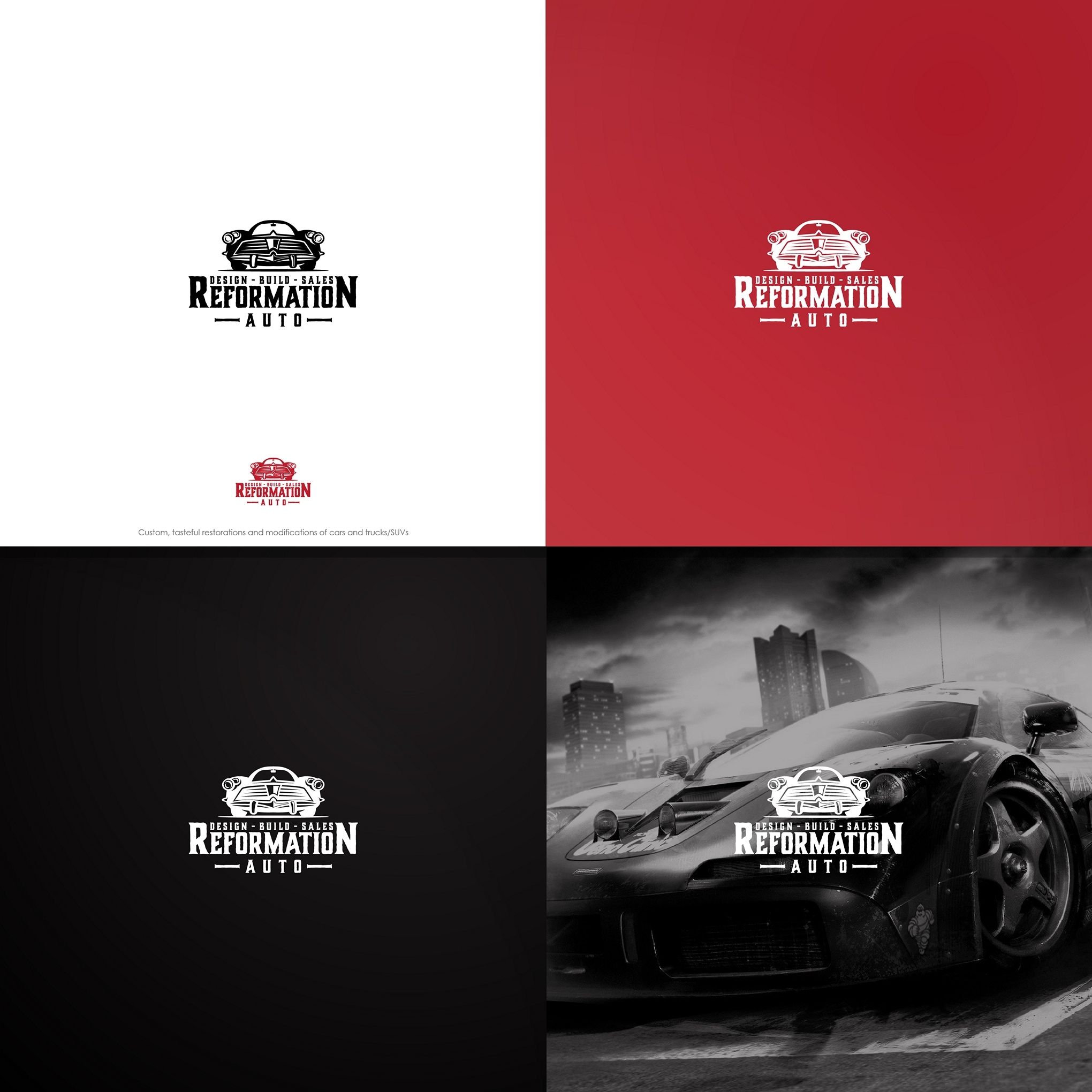 reformation auto by Master Class reformation auto in Logo & Social Media Pack Inspiration by Master Class