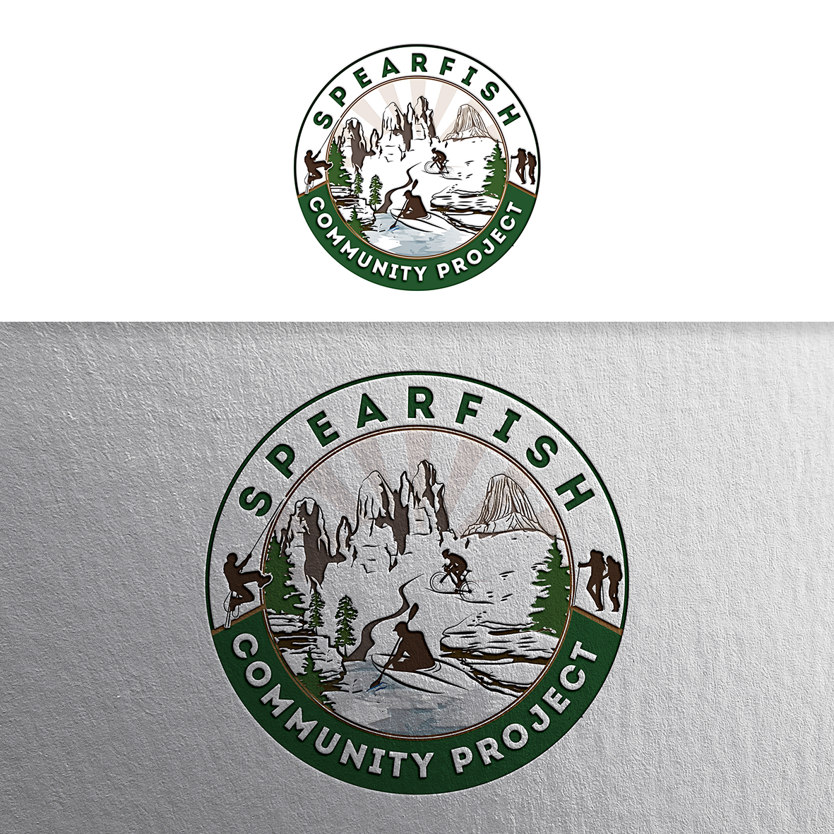 spearfish logo by Anaka spearfish logo in Logo Design Inspiration by Anaka