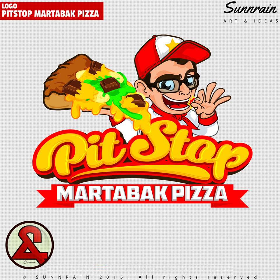 PitStop Martabak Pizza by Pradana Sunnrain PitStop Martabak Pizza in Logo Design Inspiration by Pradana Sunnrain