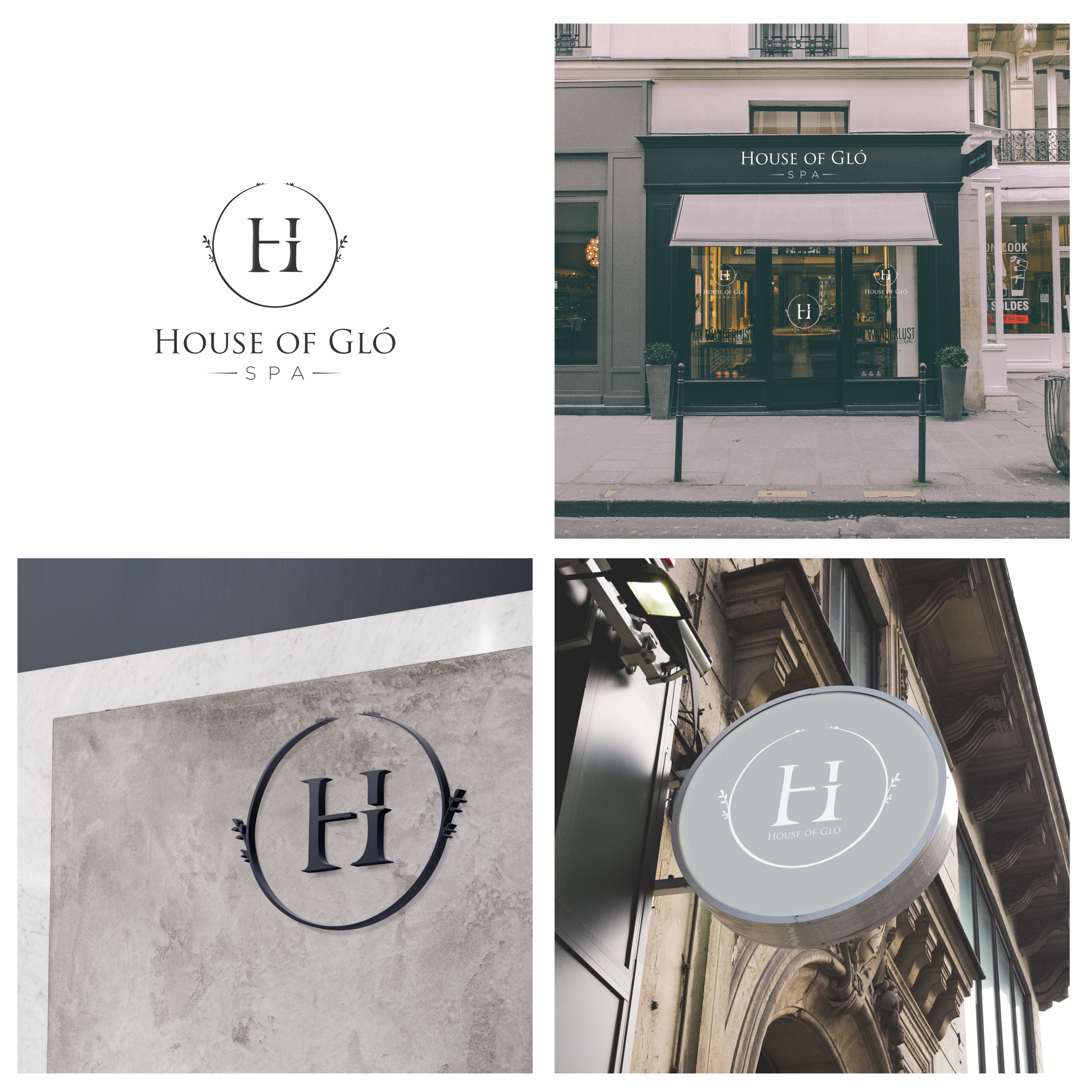 Logo For House of Glo by Merry Jane Logo For House of Glo in Logo Design Inspiration by Merry Jane