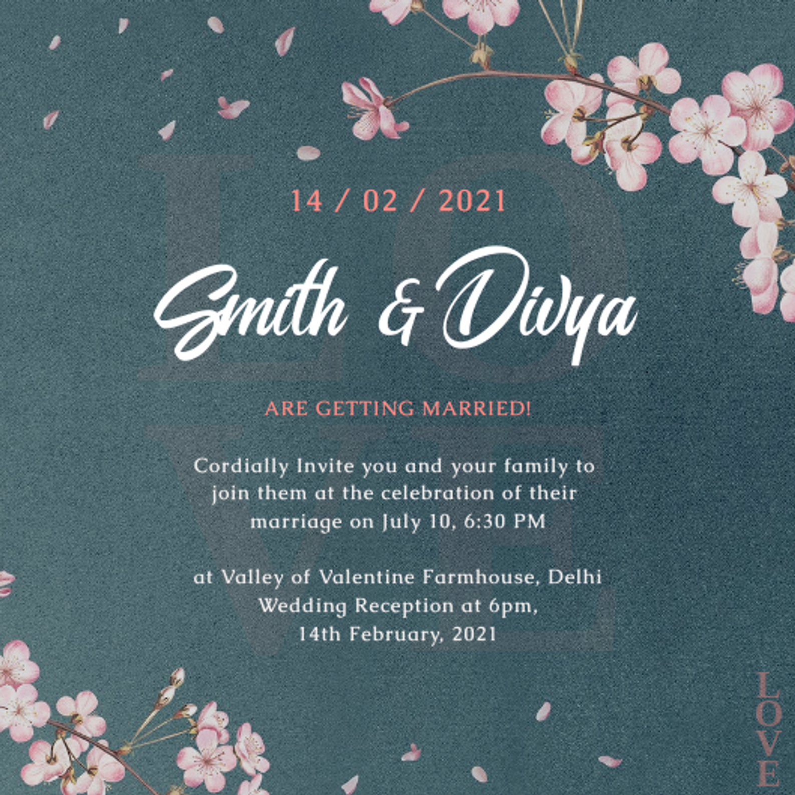 WEDDING INVITATION DESIGN in Invitation Card Design Inspiration by Supriya Metiya