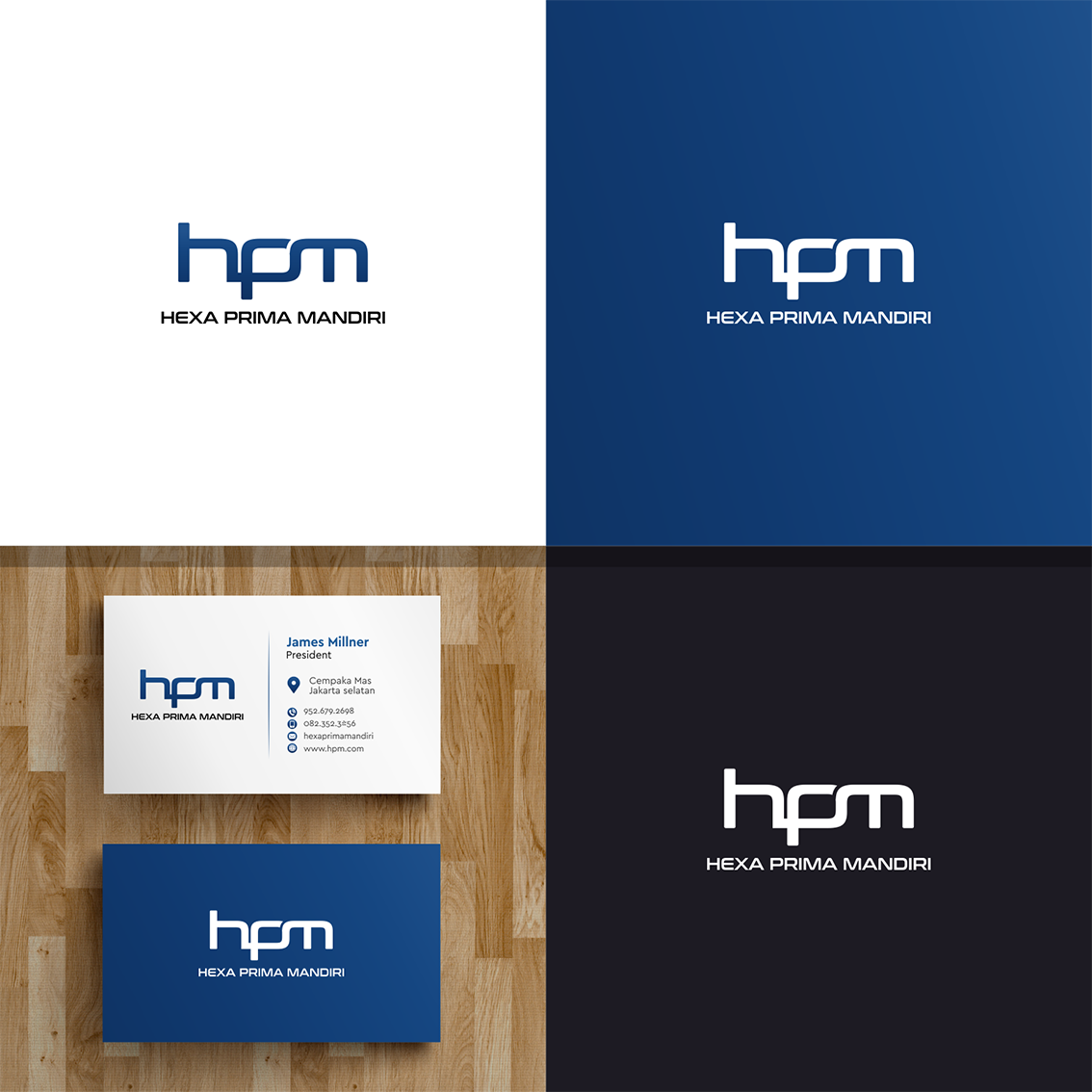 Hexa Prima Mandiri by Sottystart Hexa Prima Mandiri in Logo And Business Card Design Inspiration by Sottystart