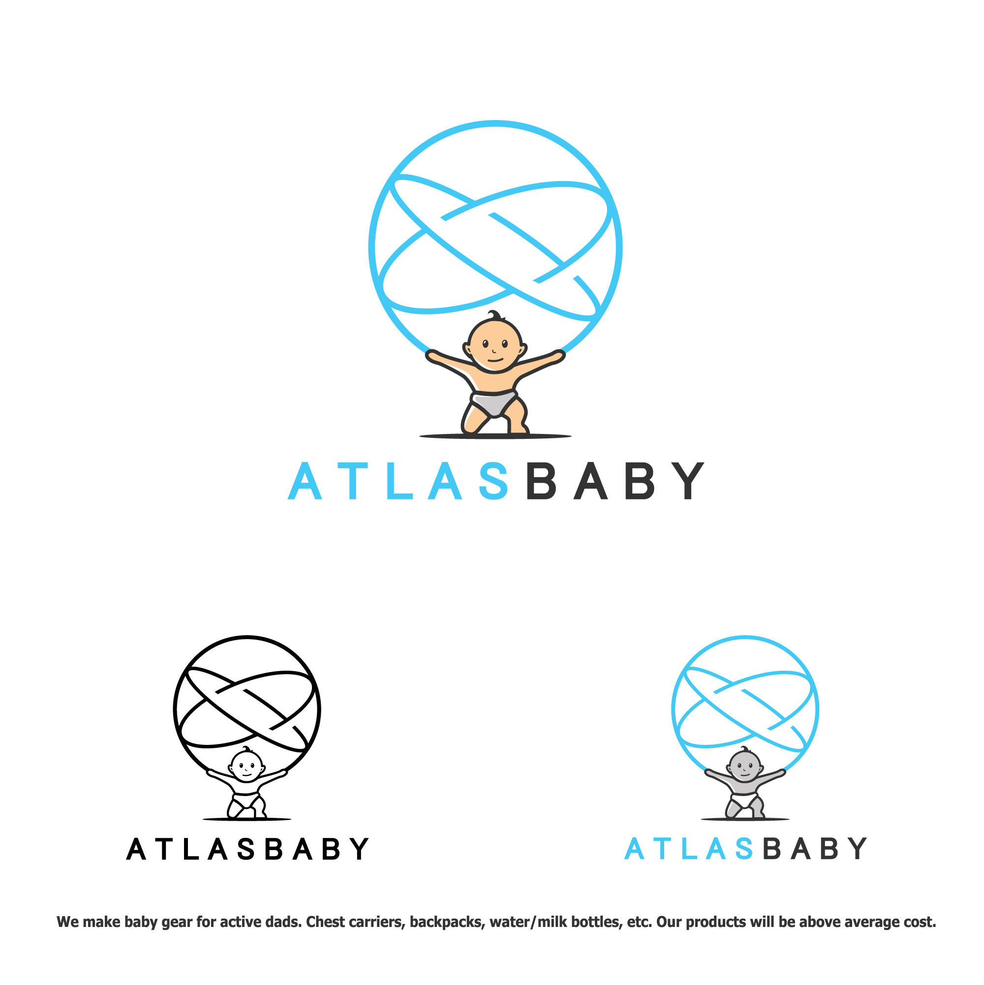 atlas baby in Logo Design Inspiration by Adamdz