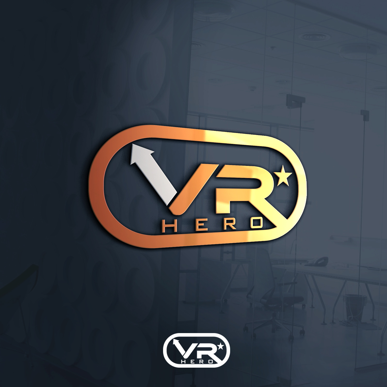 VR Hero by Markgrafix VR Hero in Logo & Social Media Pack Inspiration by Markgrafix