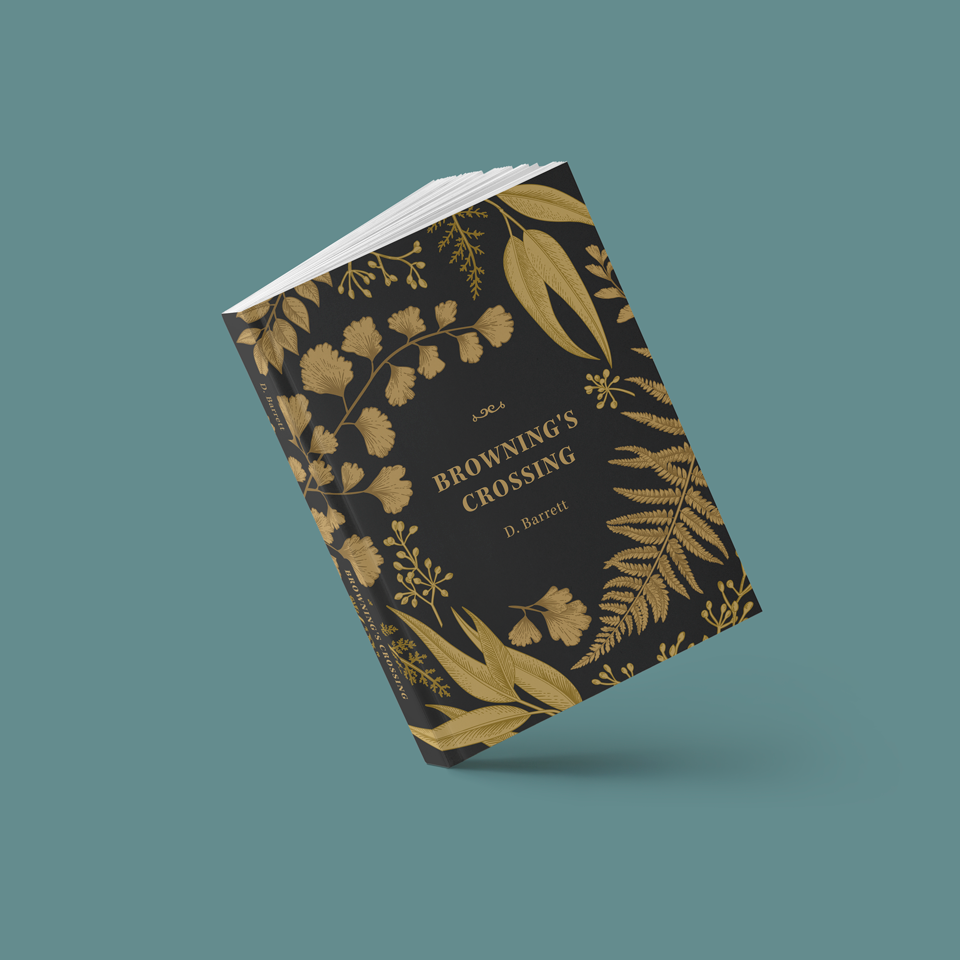 Browning's Crossing | book cover design by Format Wars Browning's Crossing | book cover design in Book cover Design Inspiration by Format Wars