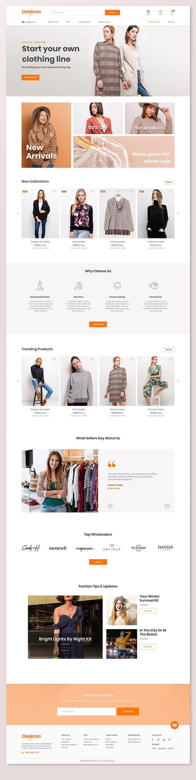 Fashion wear Online Store in Website Design Inspiration by Sudip