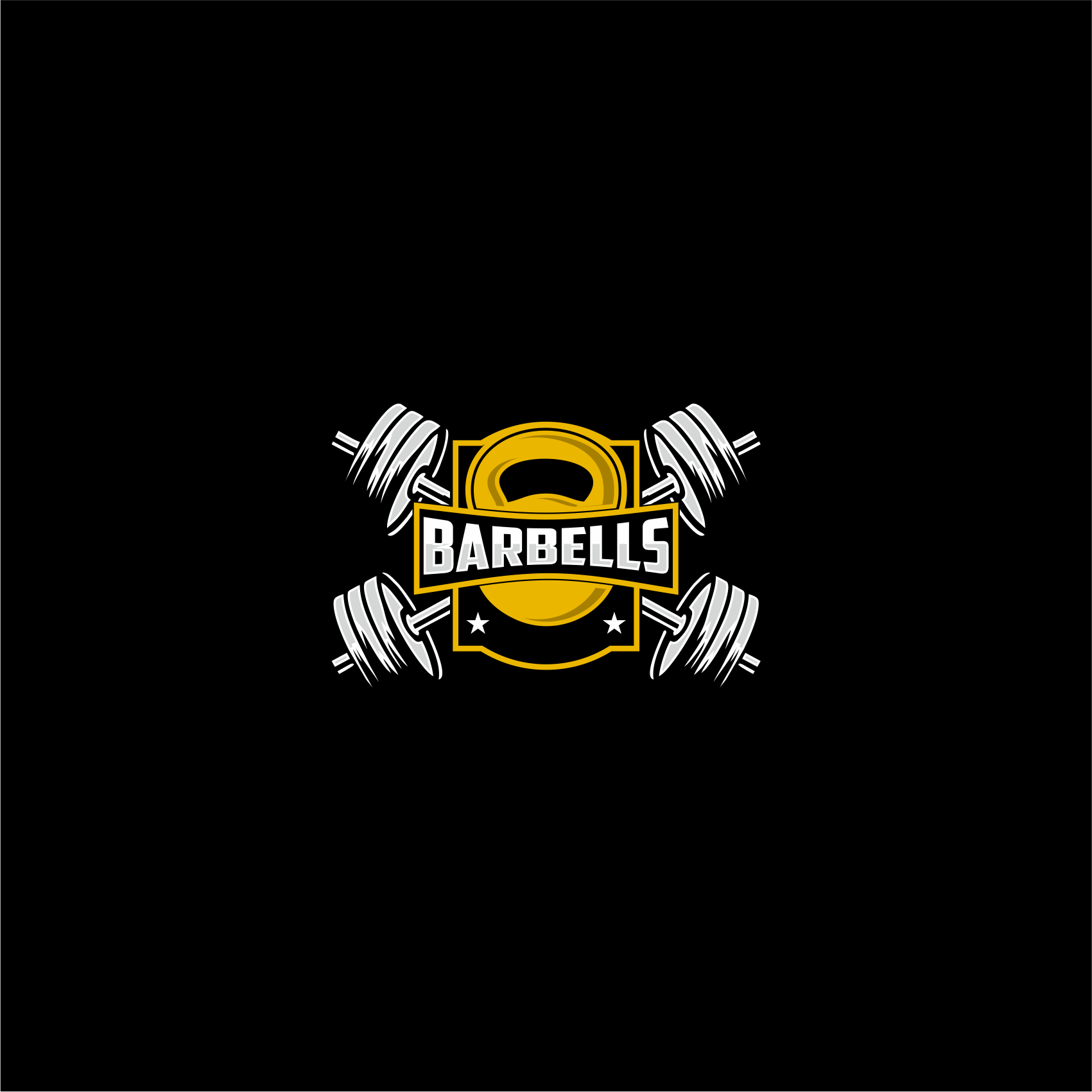 barbell by Hasno_awalio barbell in Logo Design Inspiration by Hasno_awalio