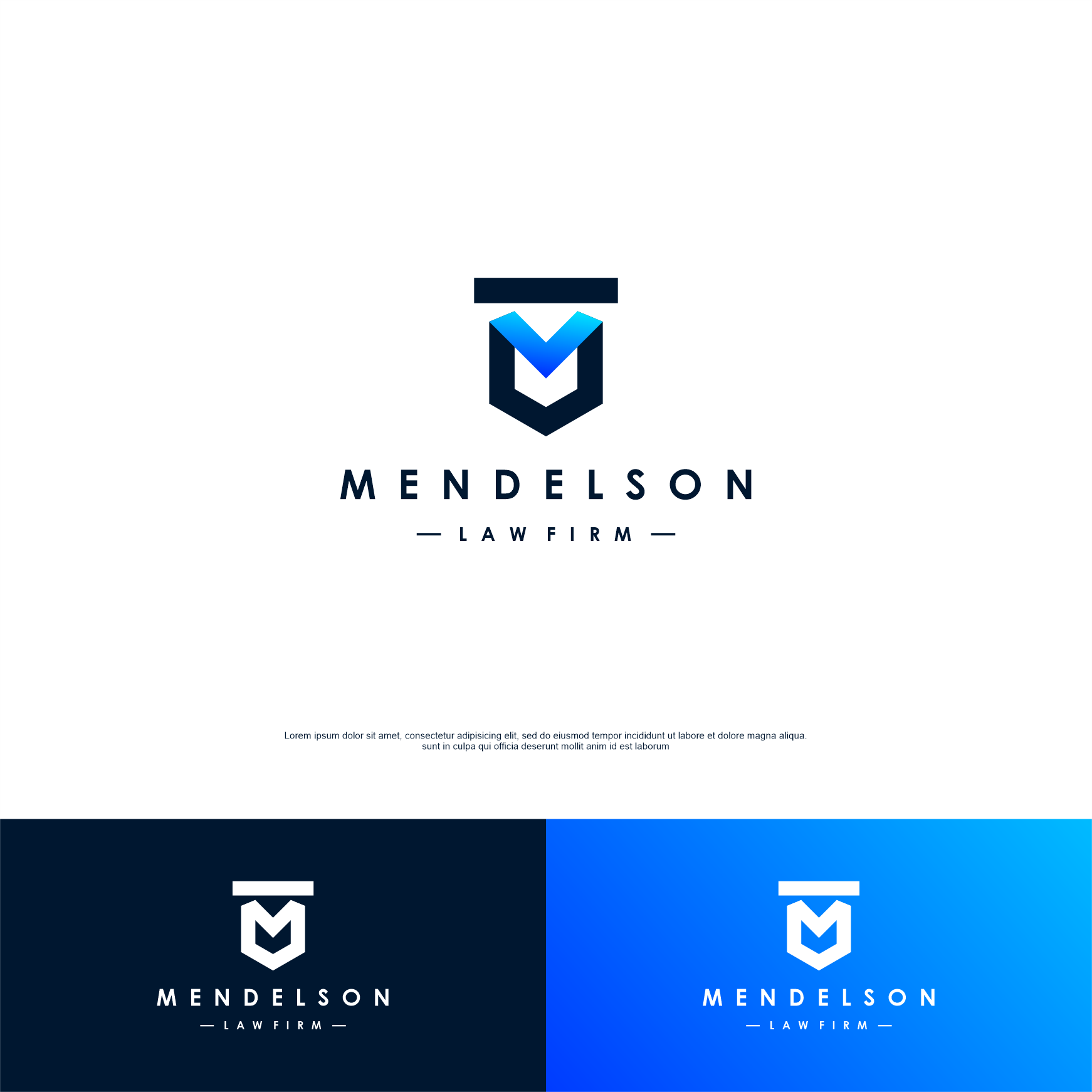 law firm logo letter m pillar concept in Logo Design Inspiration by Wahyuriansyah