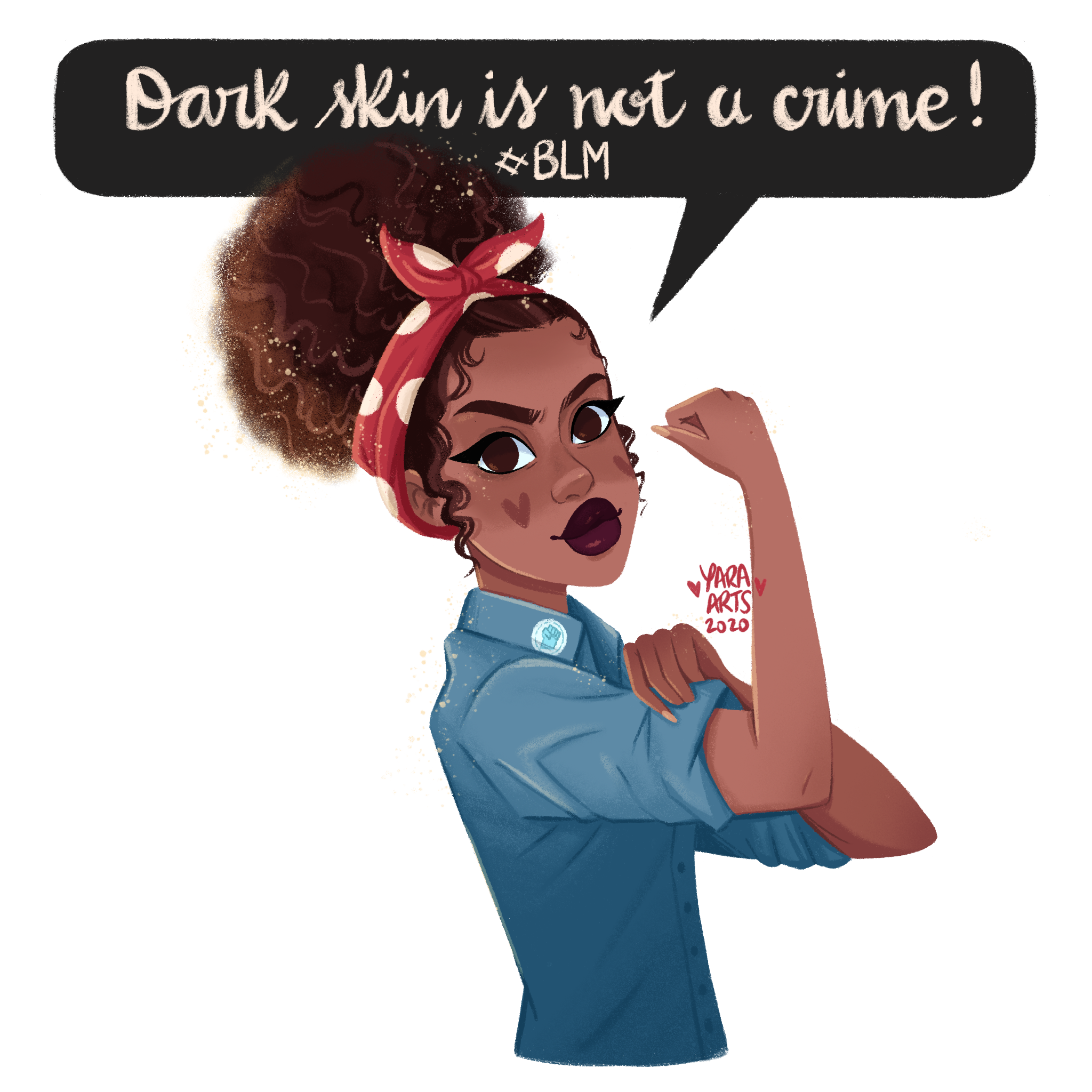 Blacklivesmatter by Iara Morgado Blacklivesmatter in Illustration and Graphics Inspiration by Iara Morgado