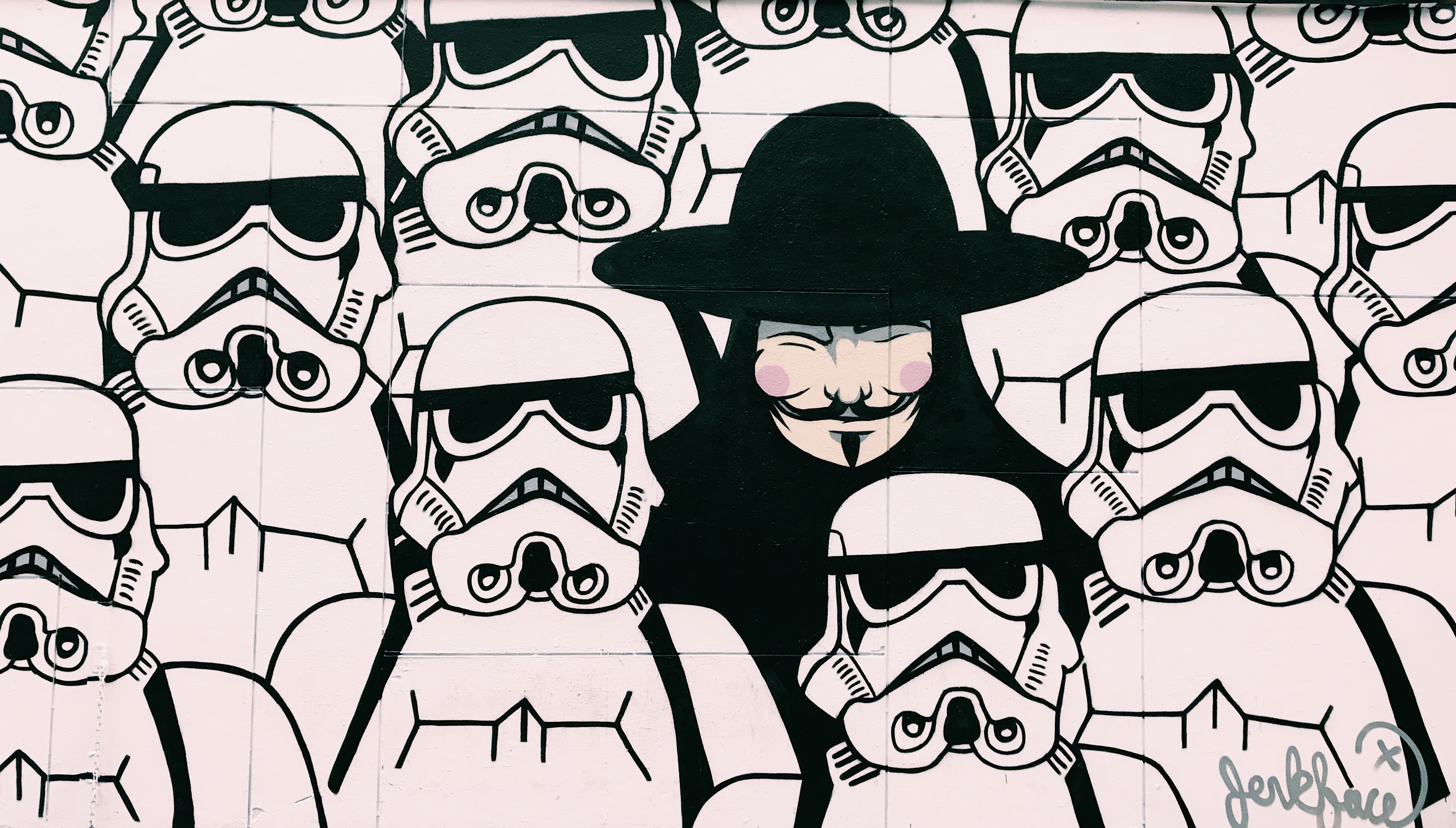 Storm trooper street Art in Book cover Design Inspiration by Kittu Goswami