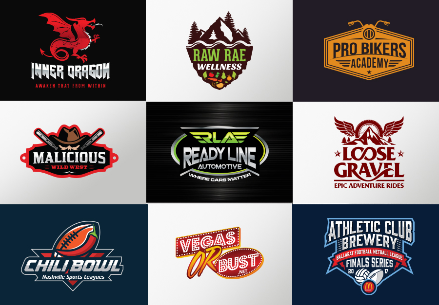 Logo Set 04 by Waqas Logo Set 04 in Logo Design Inspiration by Waqas