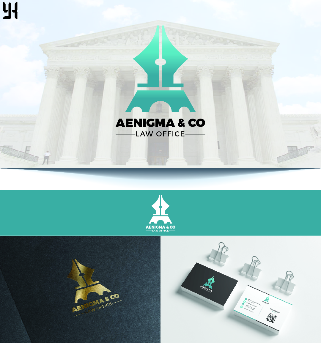 Aenigma in Logo & Brand Identity Inspiration by Yogikresna