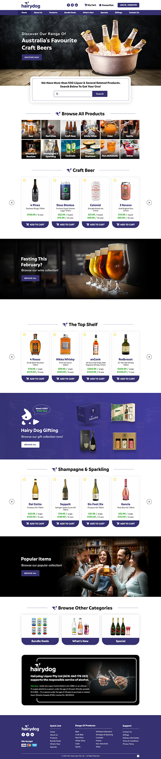 Wine Company Website Design in Website Design Inspiration by Tanveer Apon